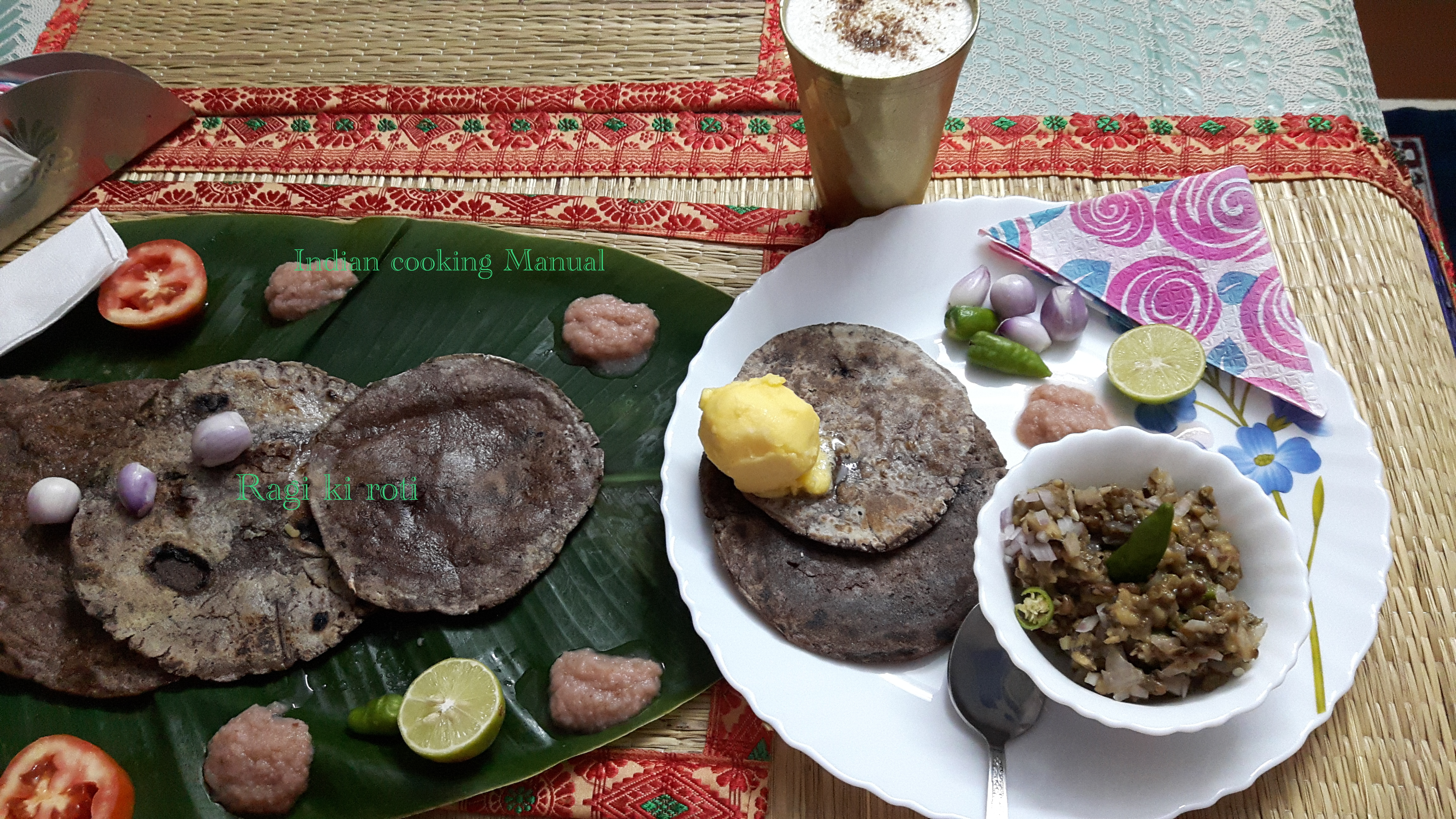 Ragi ki roti (Indian ragi bread)