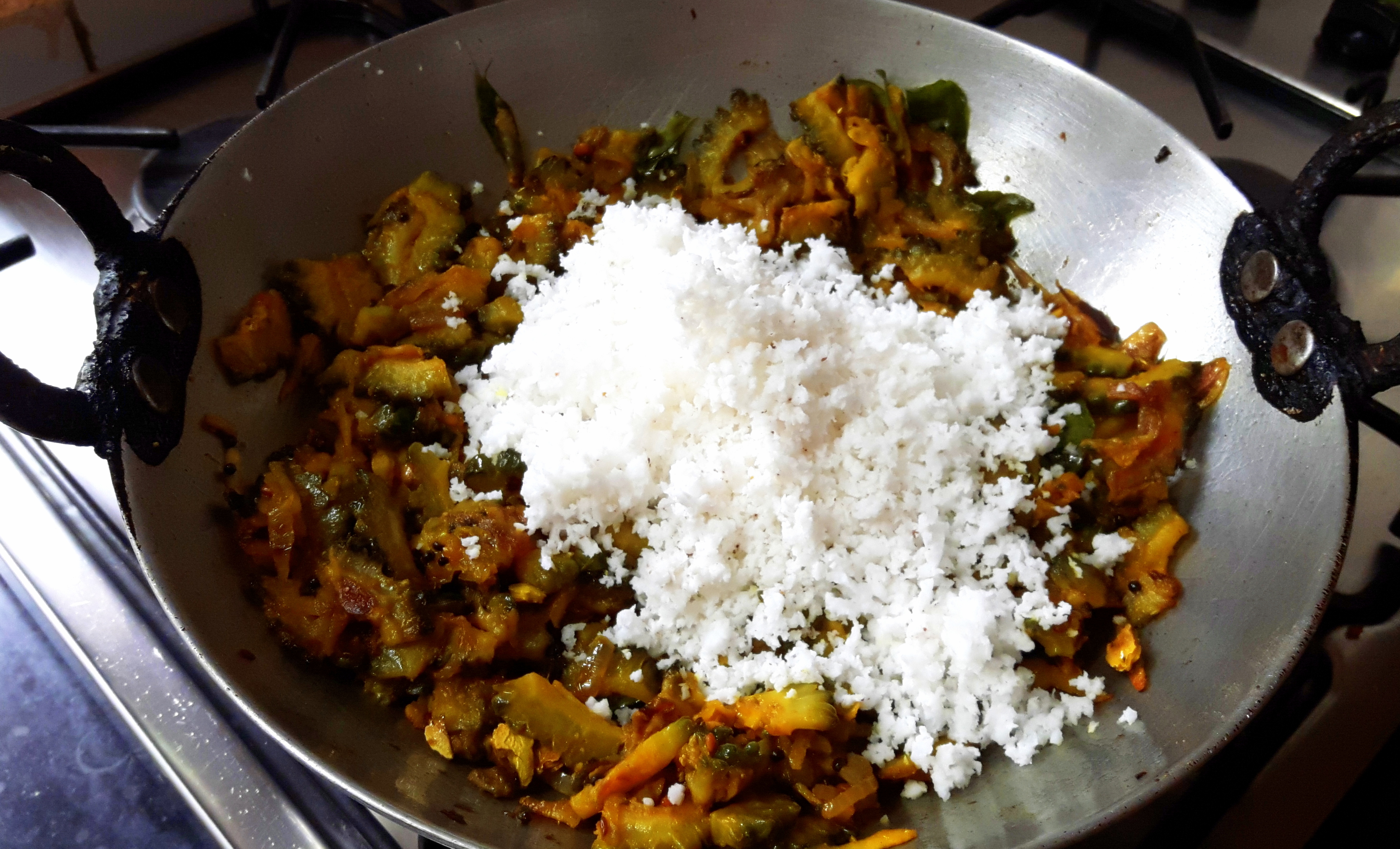 Add scrapped fresh coconut