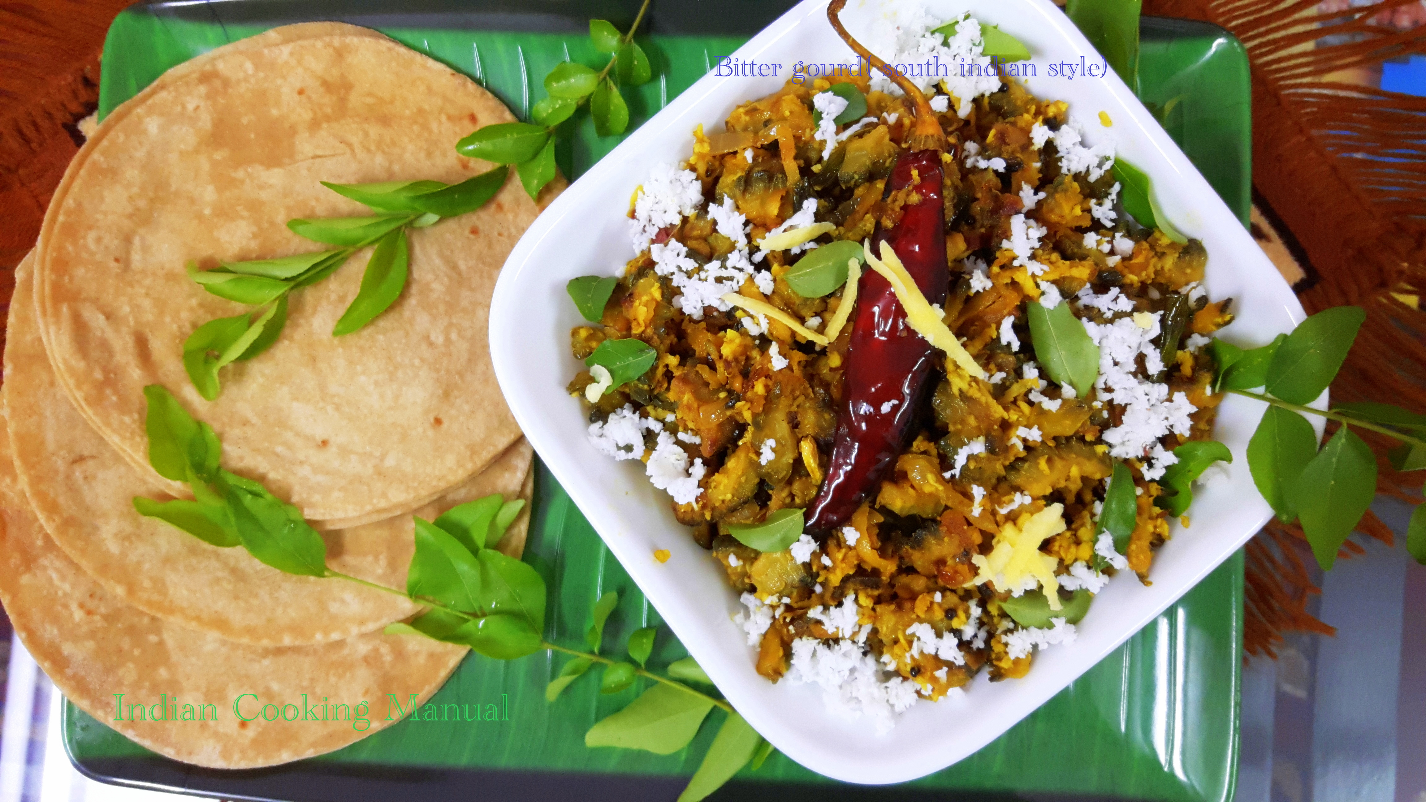 Bitter gourd (south Indian style)
