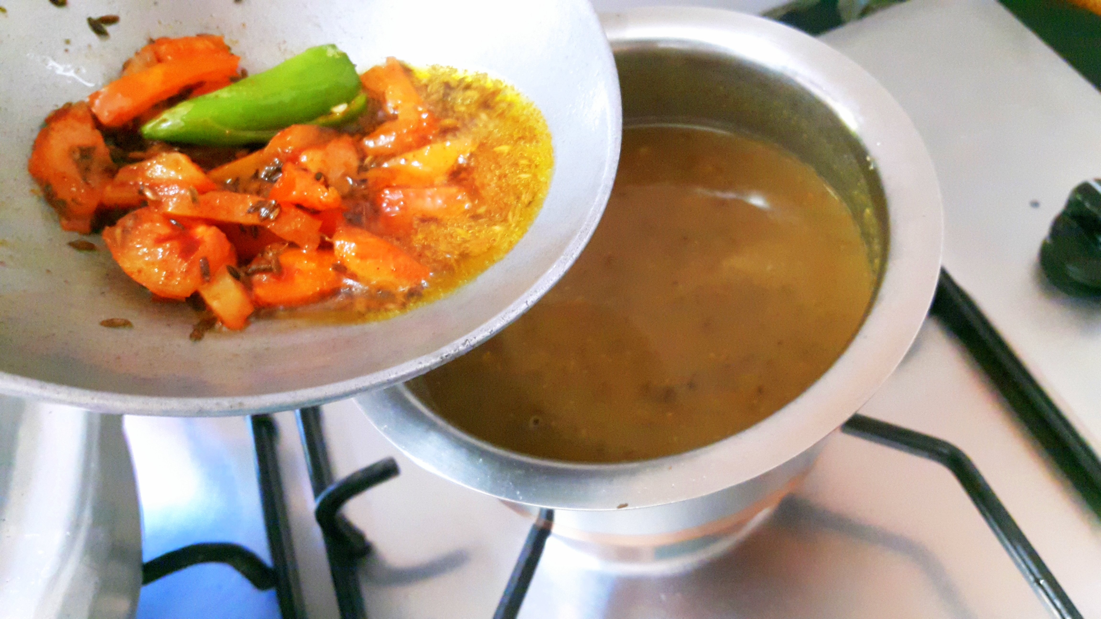 Transfer the seasoning