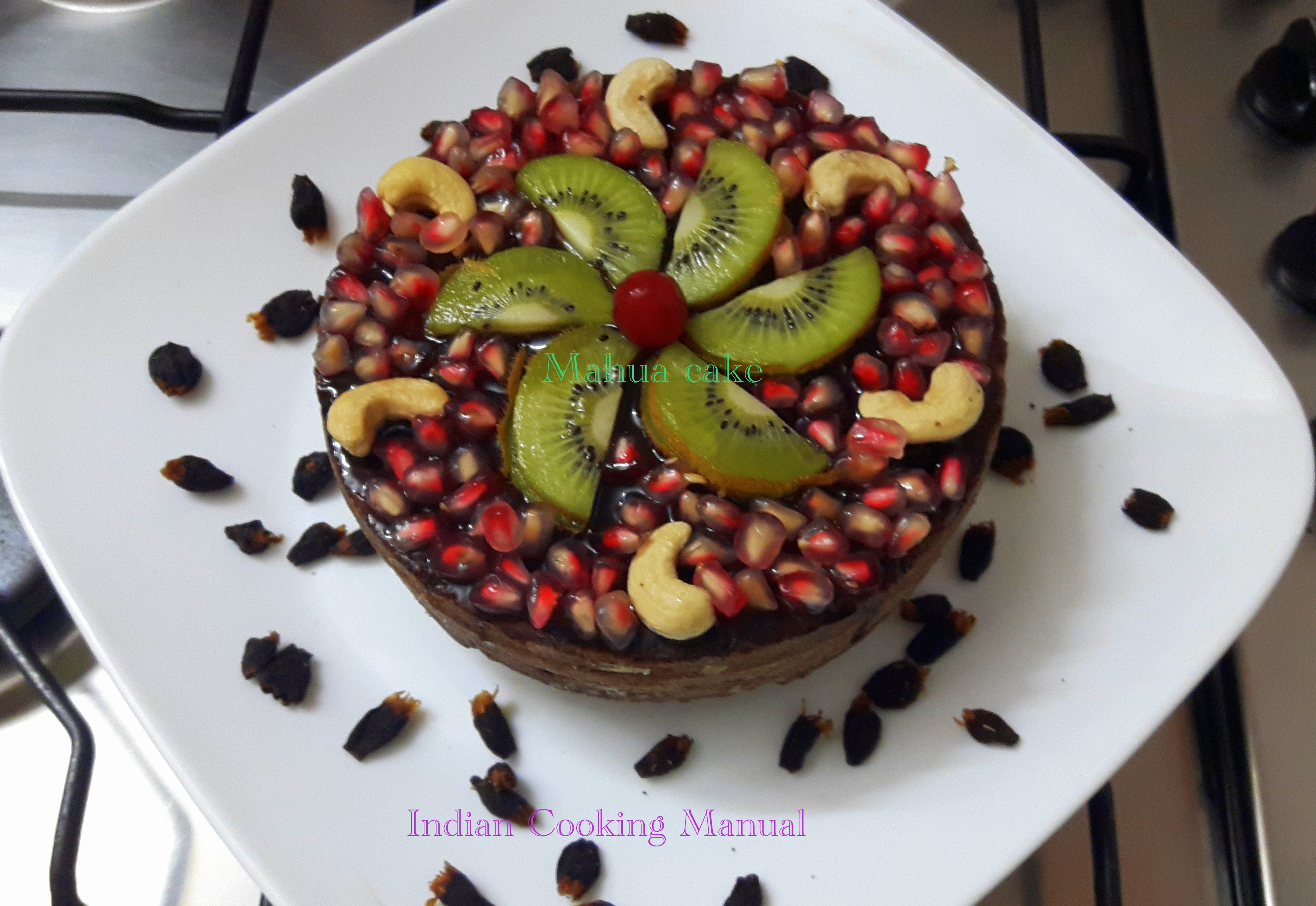 Mahua flower cake (Madhuca longifolia)