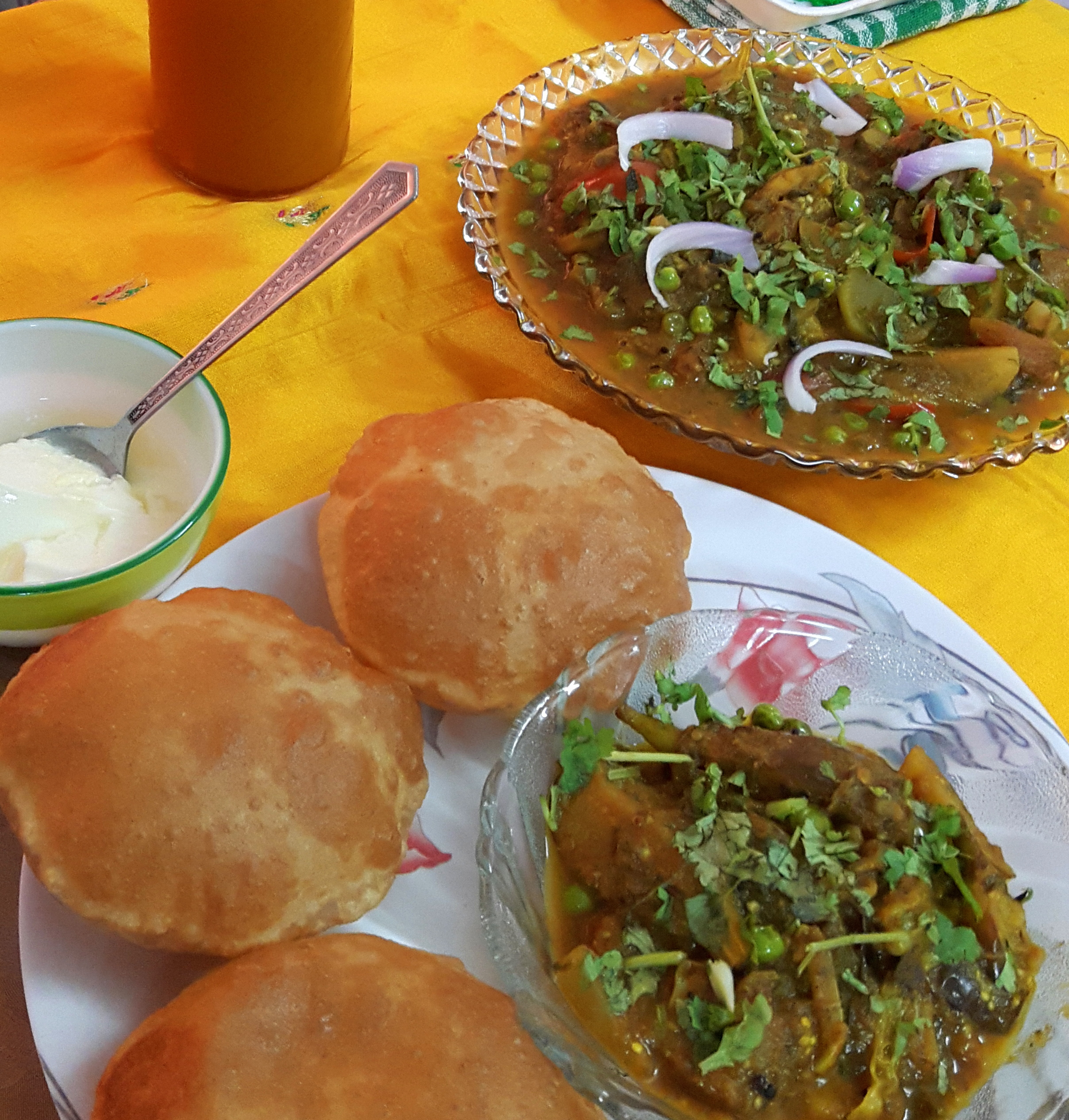 Satarangi sabji (mixed vegetables)