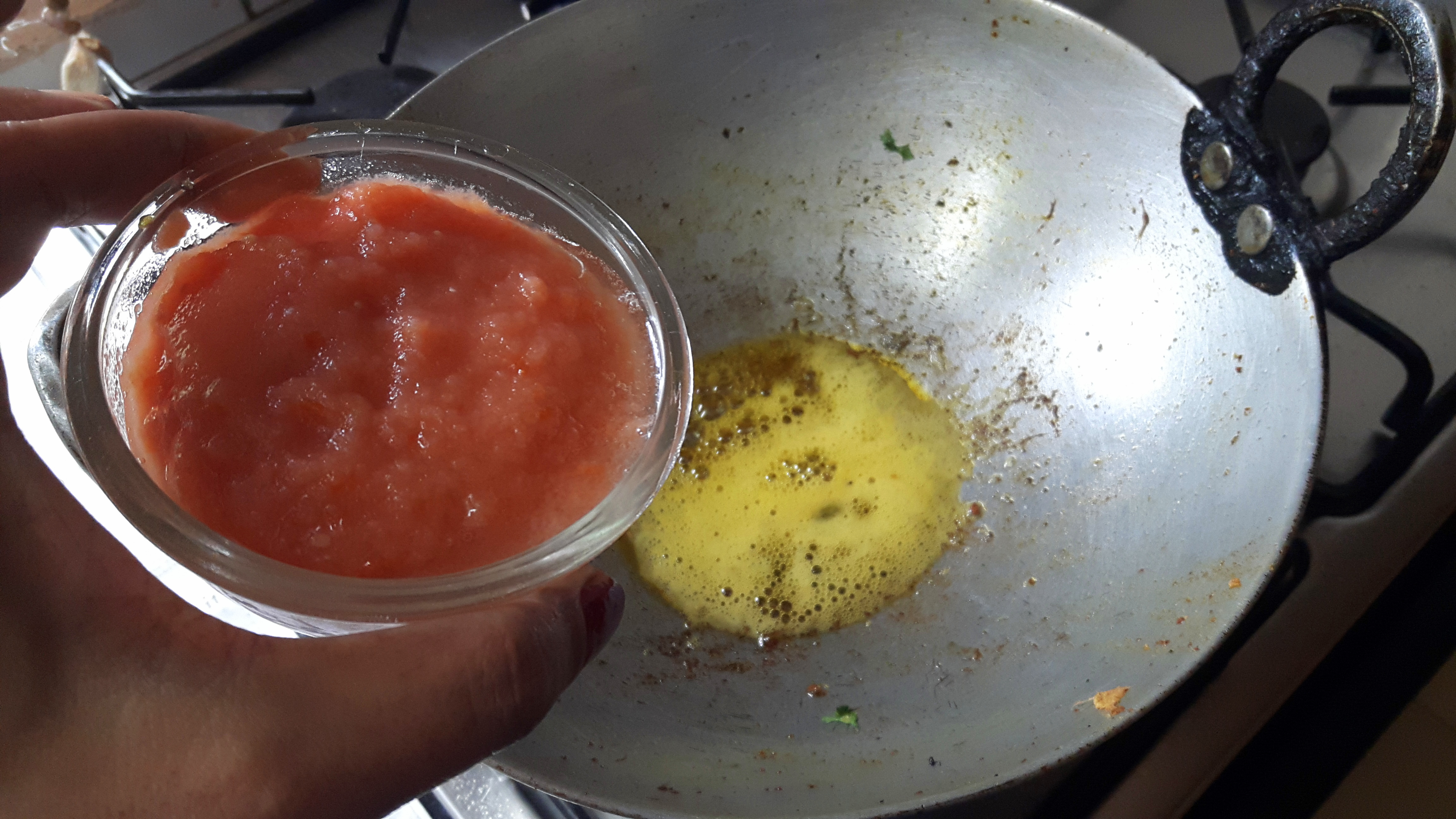 add wet masala paste