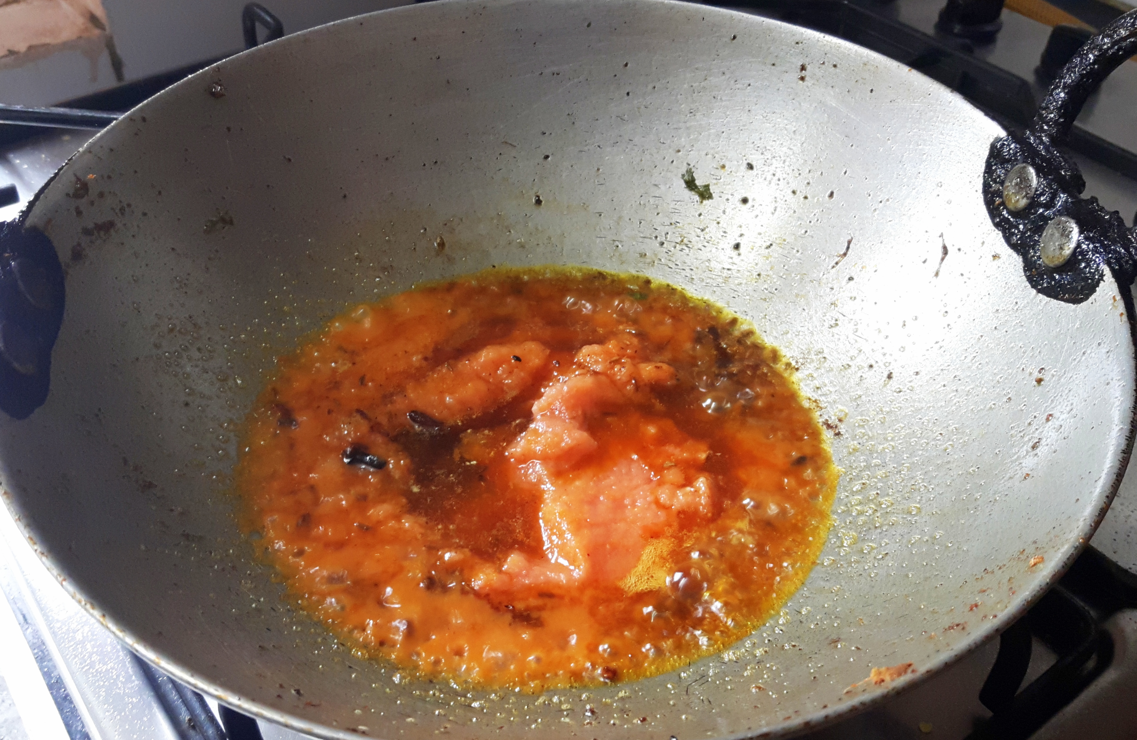 add wet masala paste