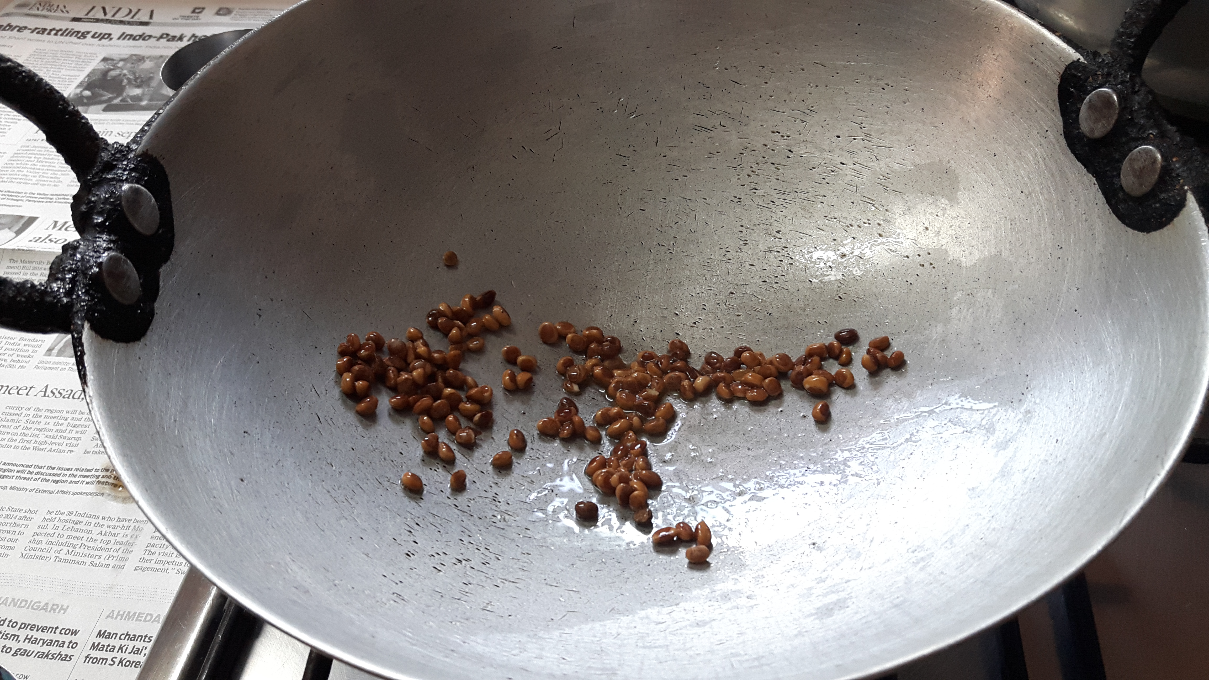 fry for a minute