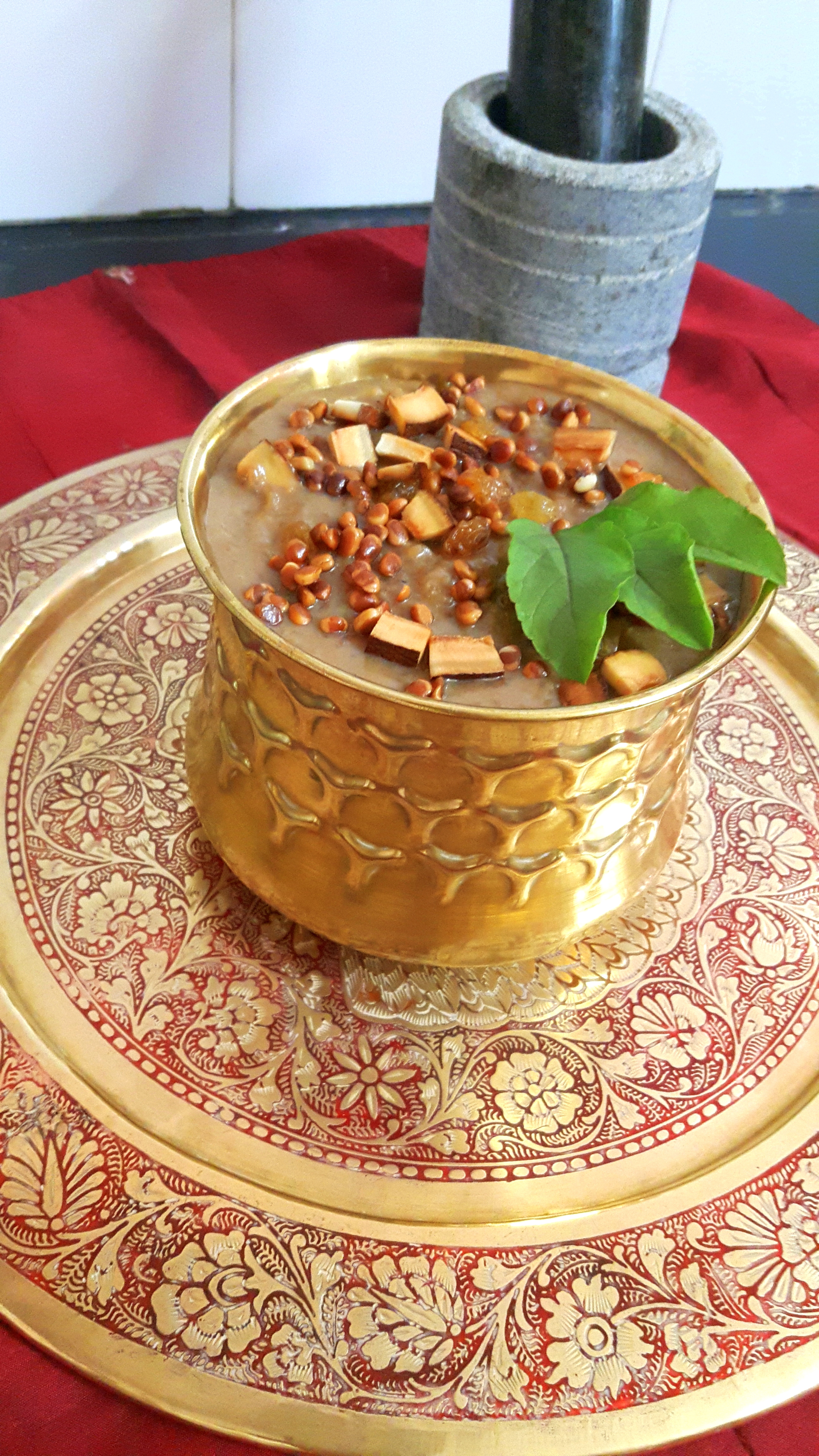 Bakheer (Gud/Jaggery kheer)
