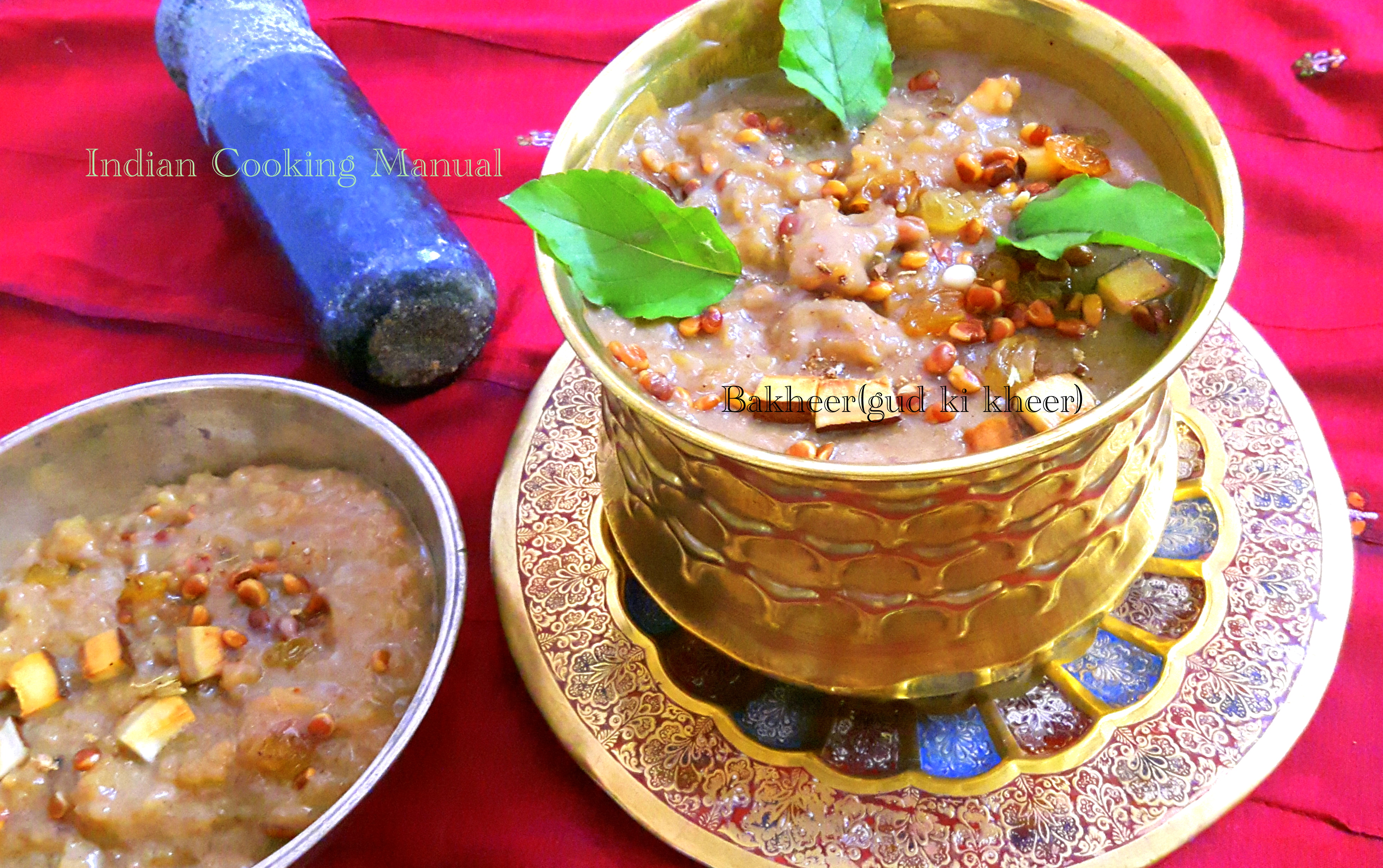 Bakheer (Gud/Jaggery kheer)