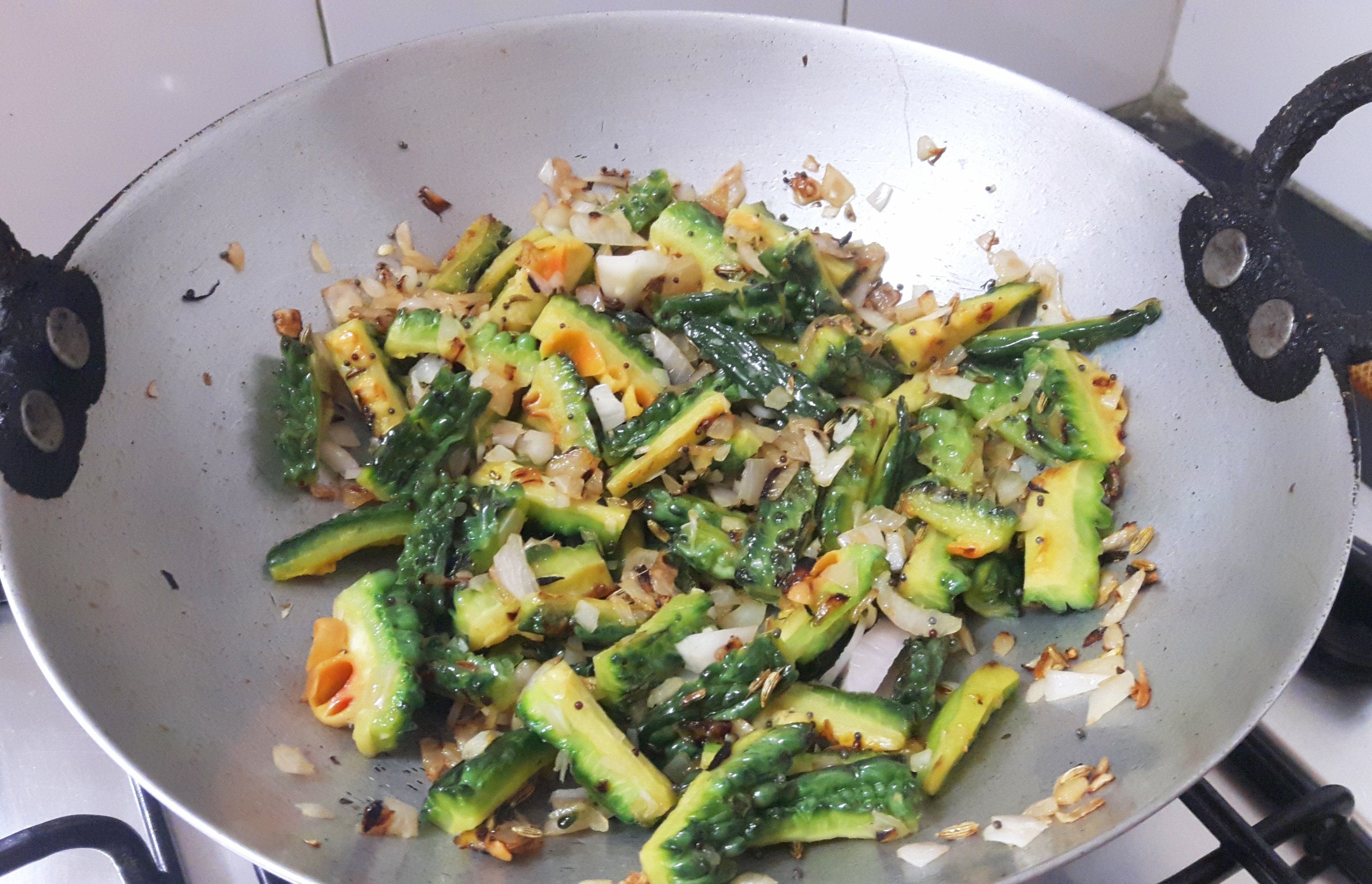 sauté on medium flame