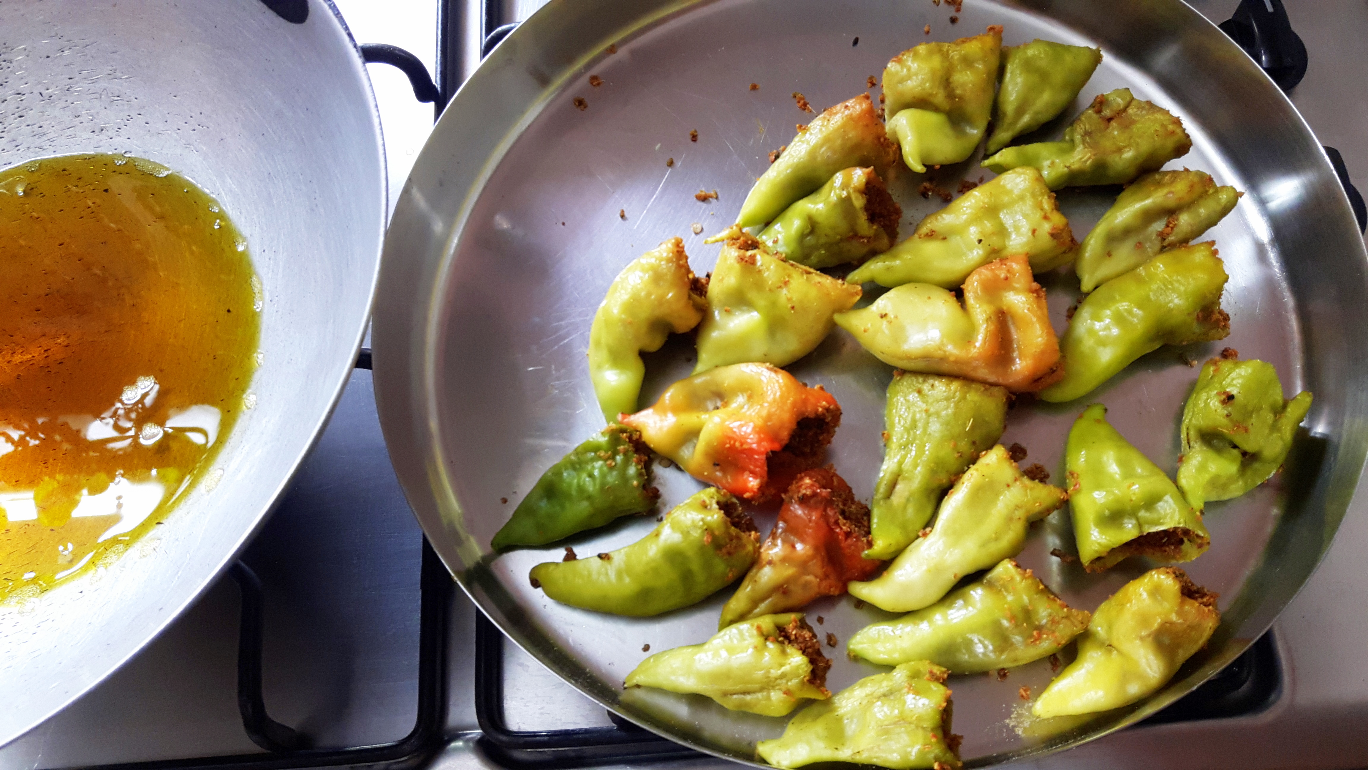 Fill this masala paste into each chili