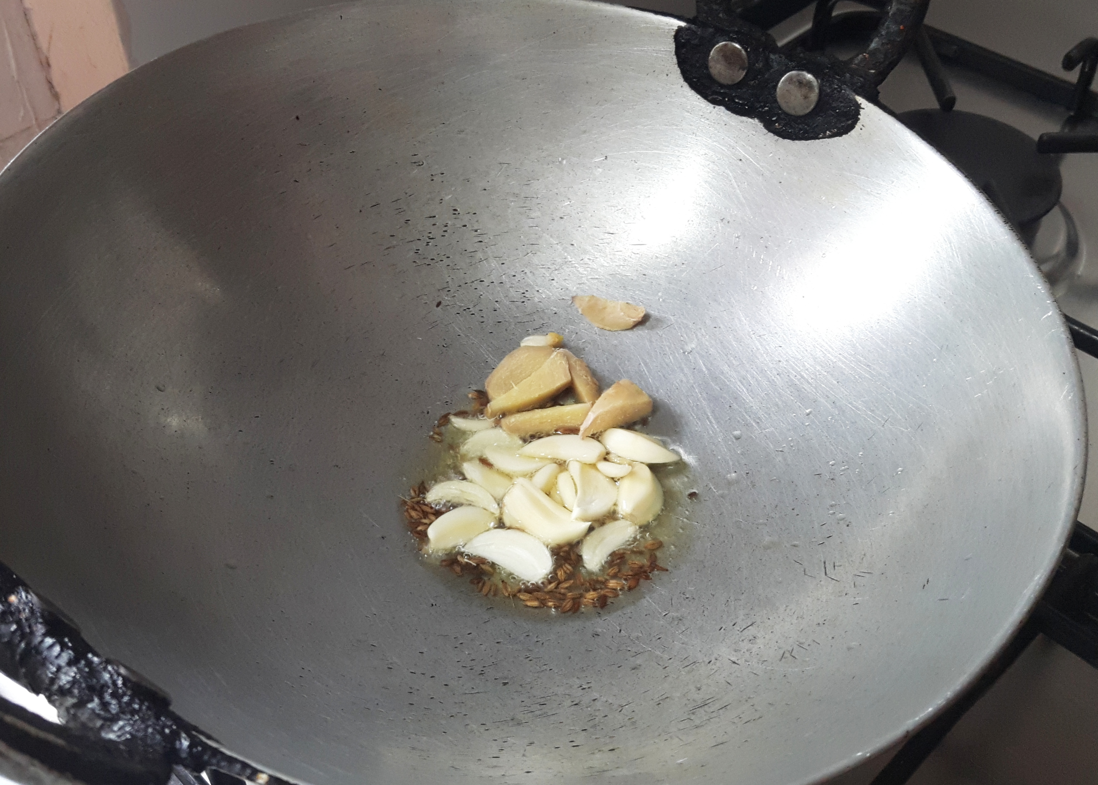 add ginger, garlic