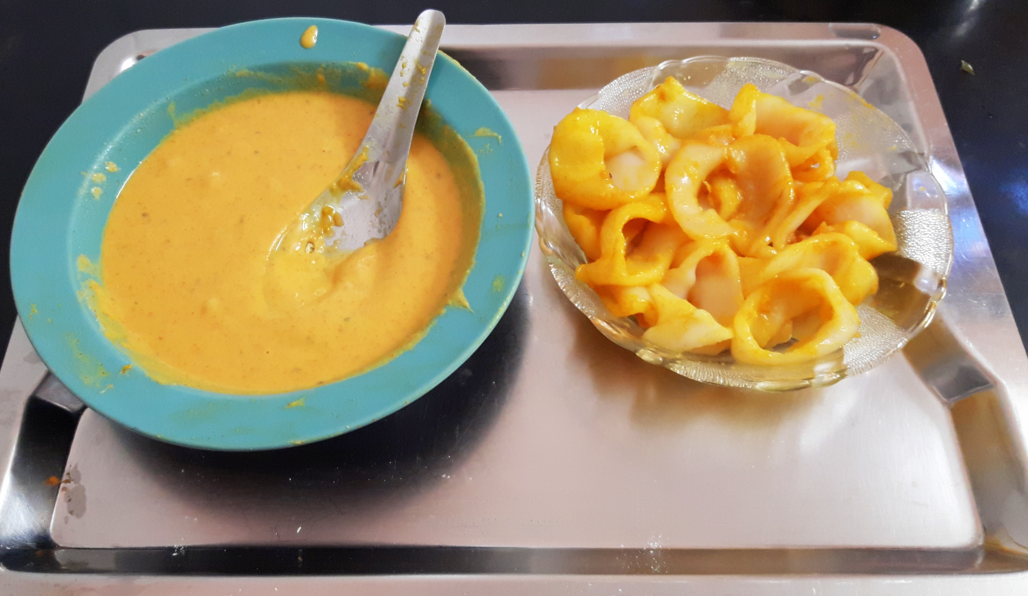 batter and squid ring