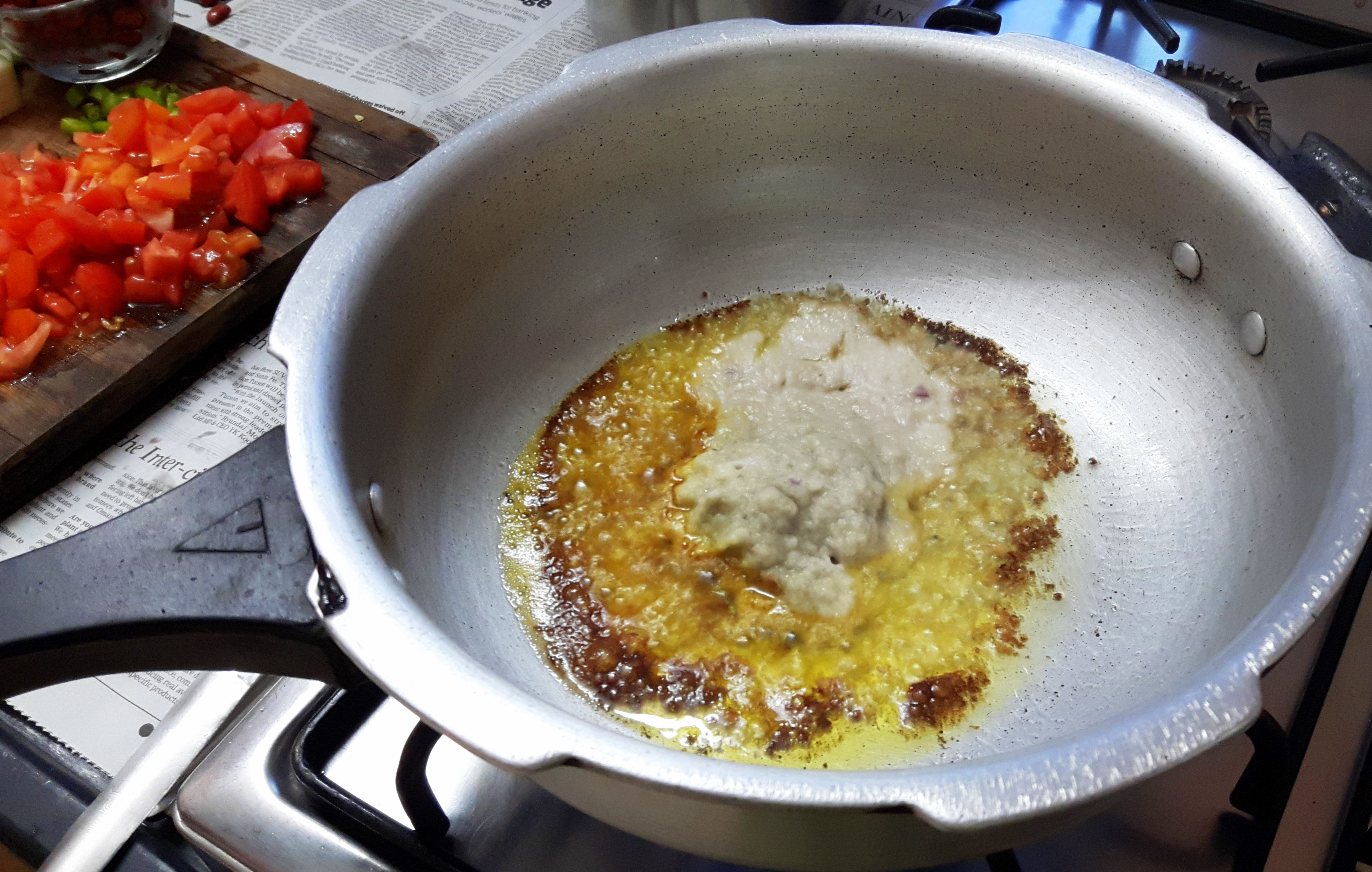 add grinded onion