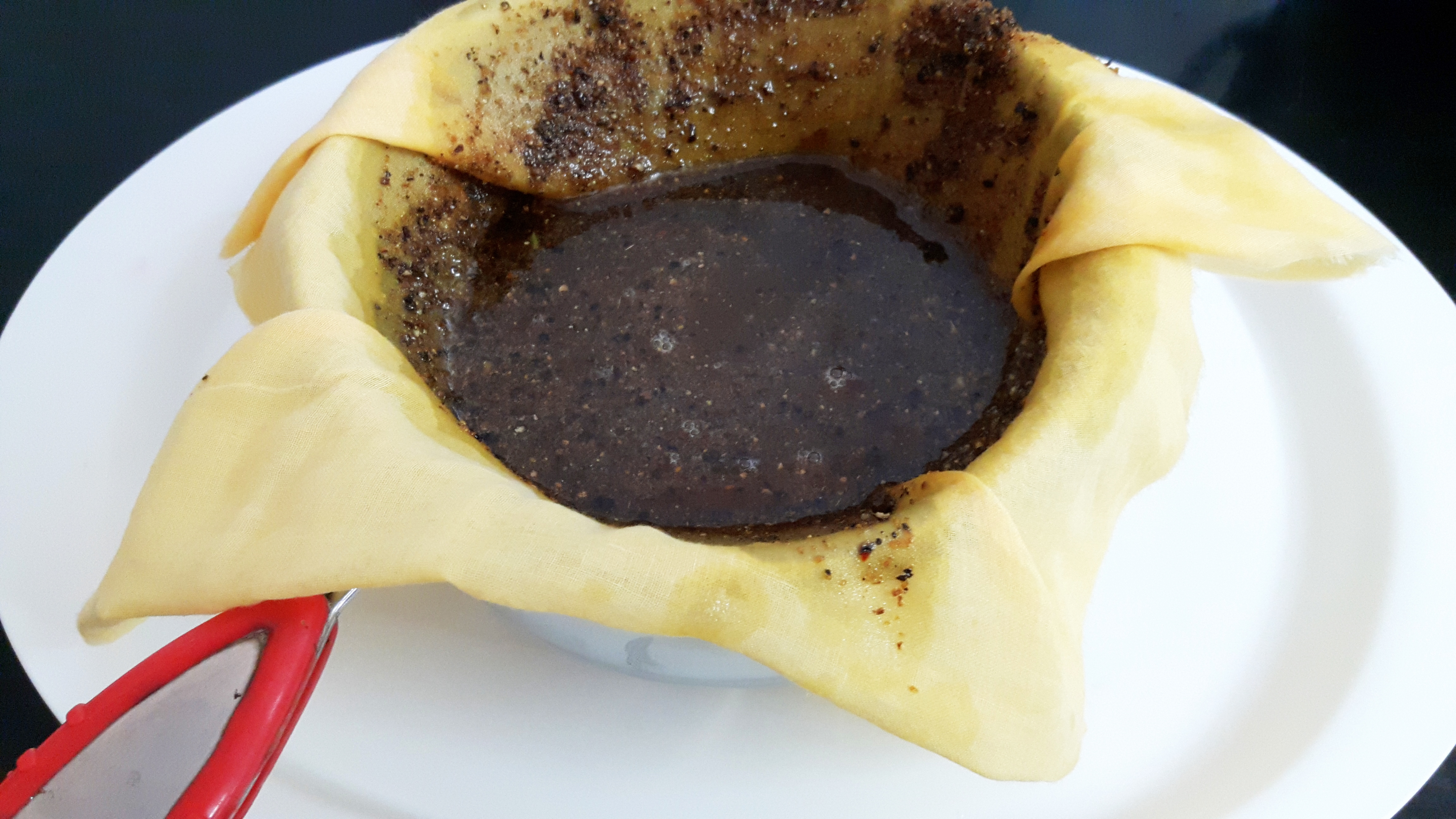Sieve this prepared sugar syrup with muslin cloth