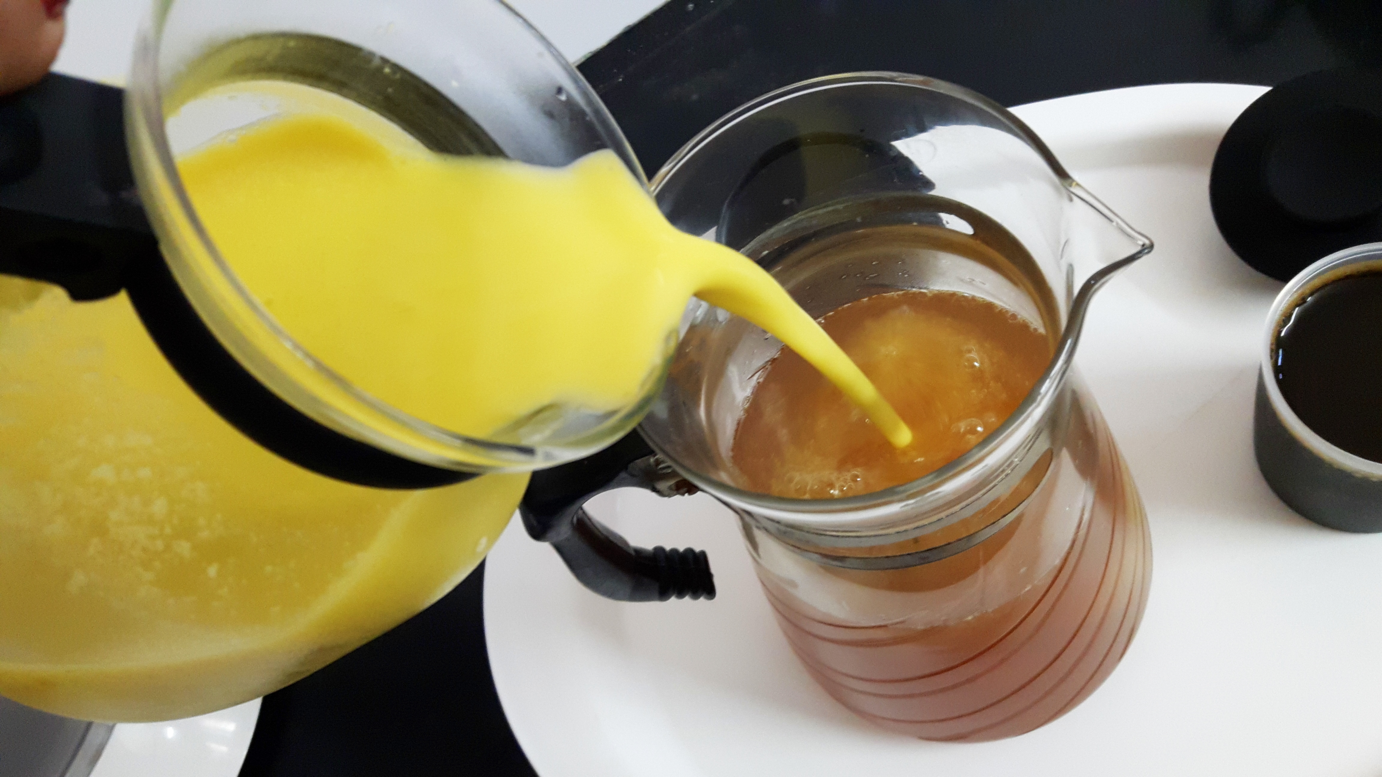 add raw mango juice