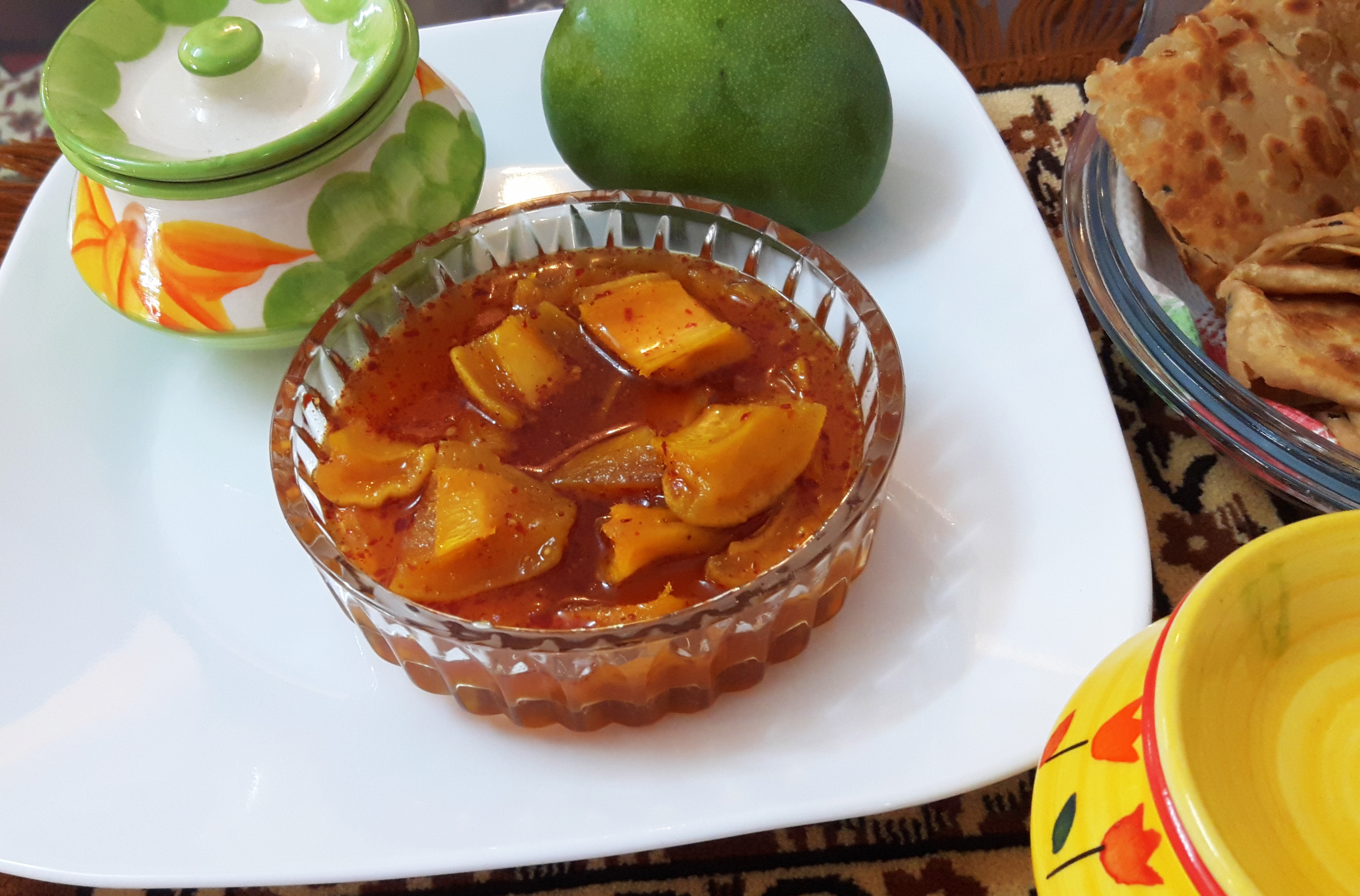 Aam ka khatta Meetha achar (mango sweet and sour pickle)