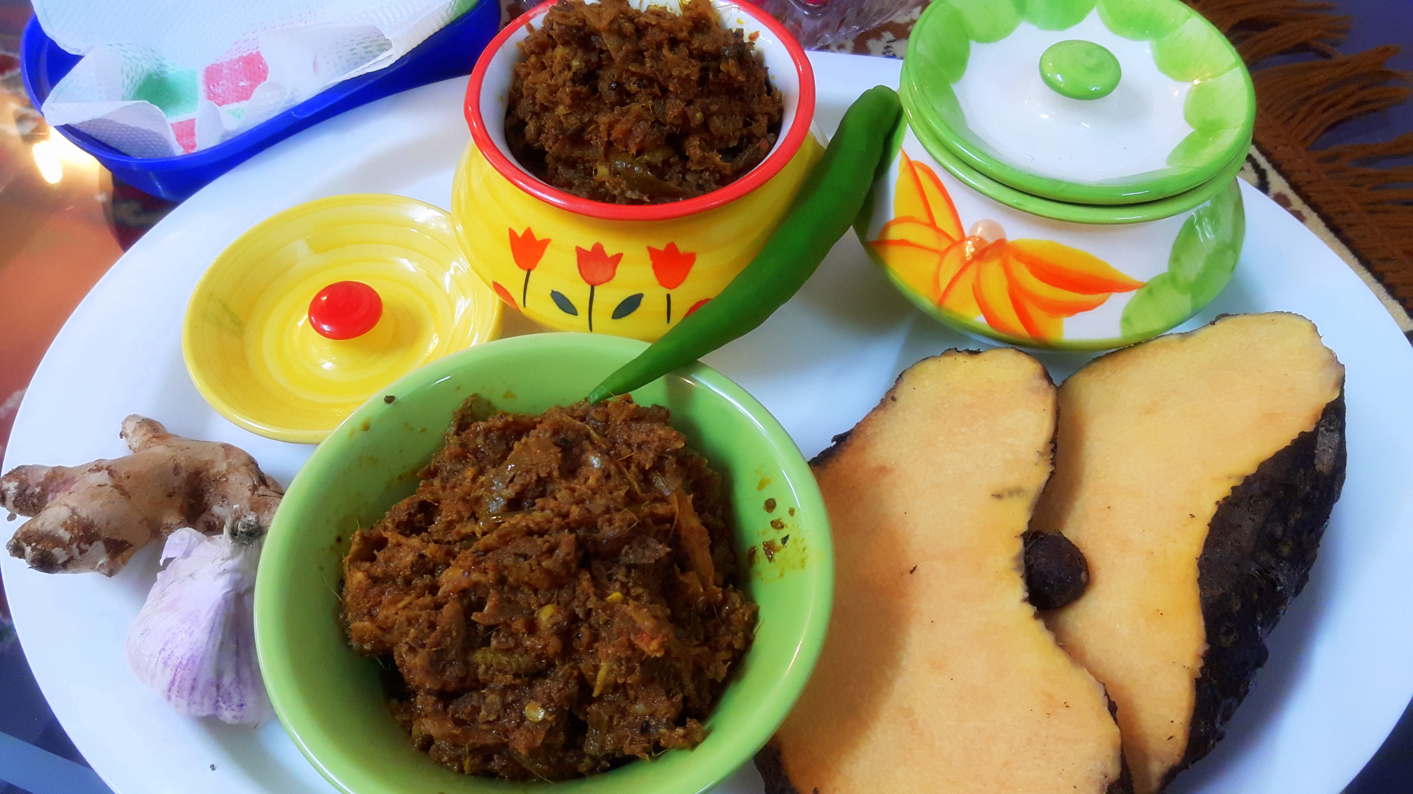 Suran (elephant yam) pickle