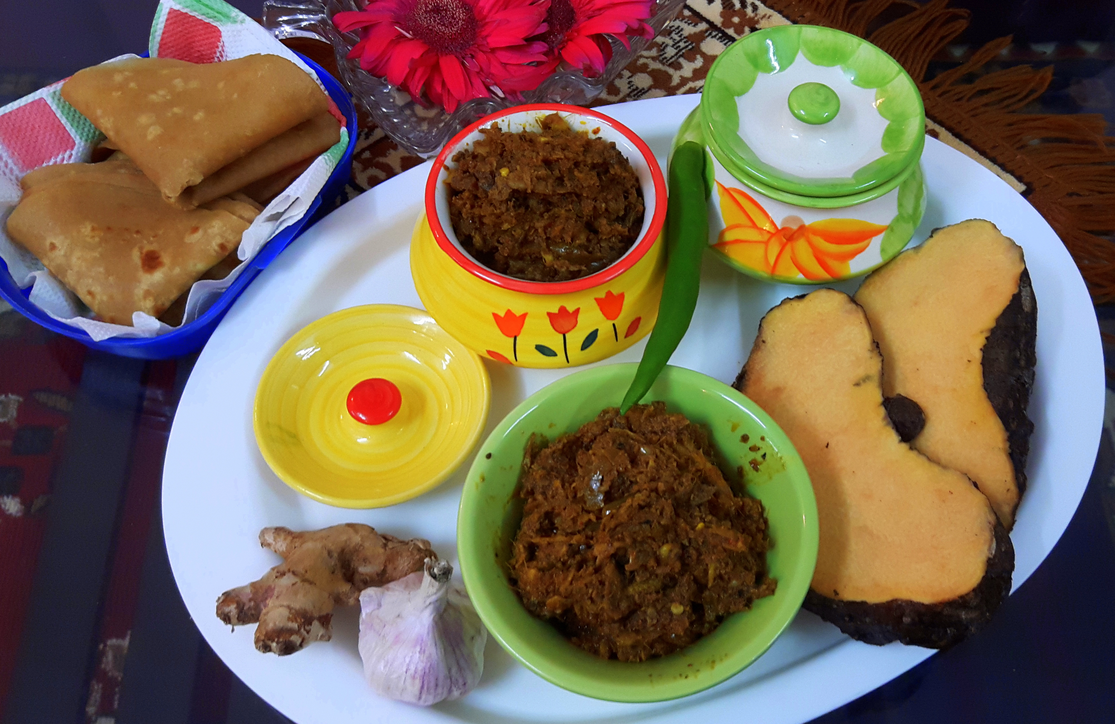 Suran (elephant yam) pickle