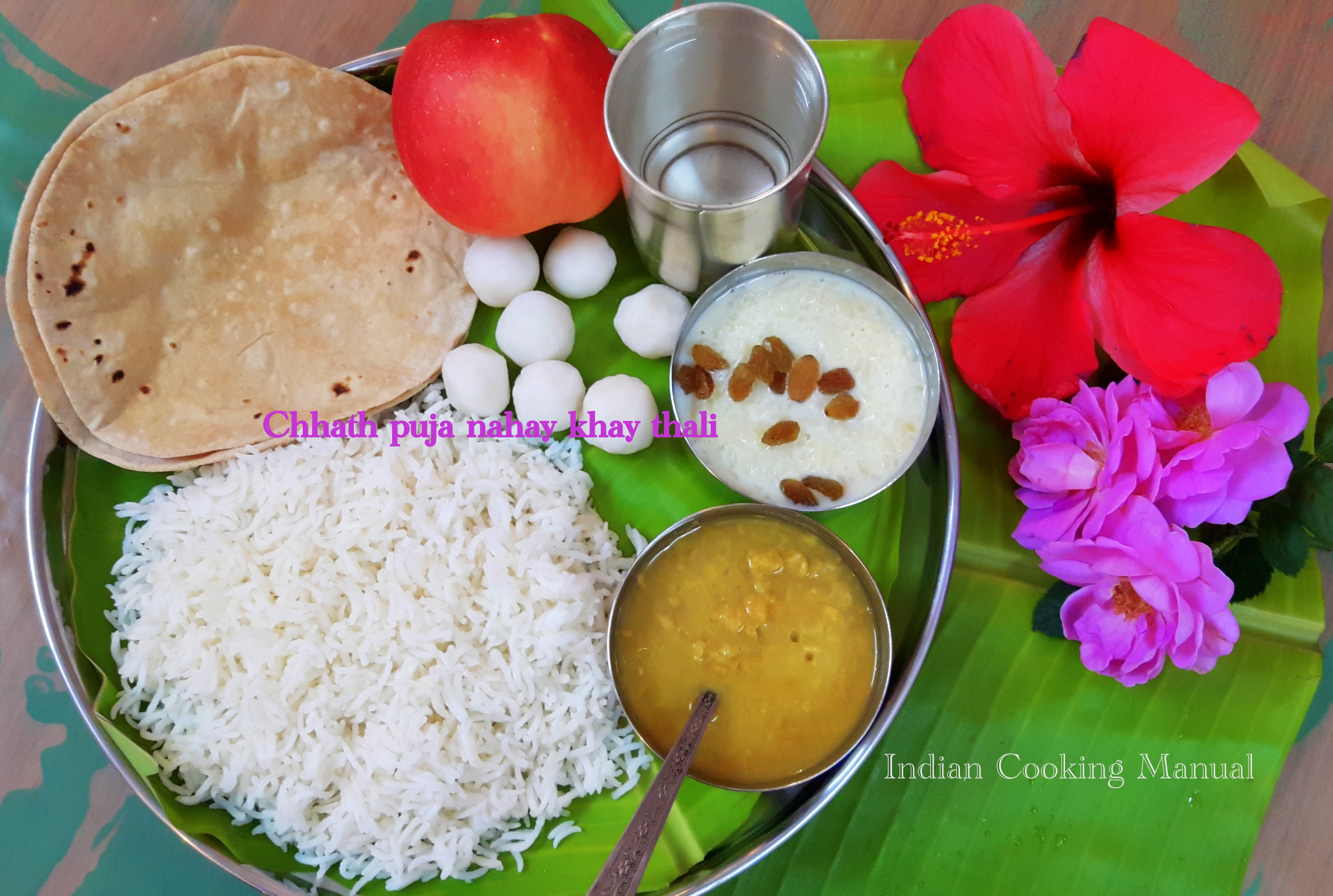 Chhatha puja kharna Thali