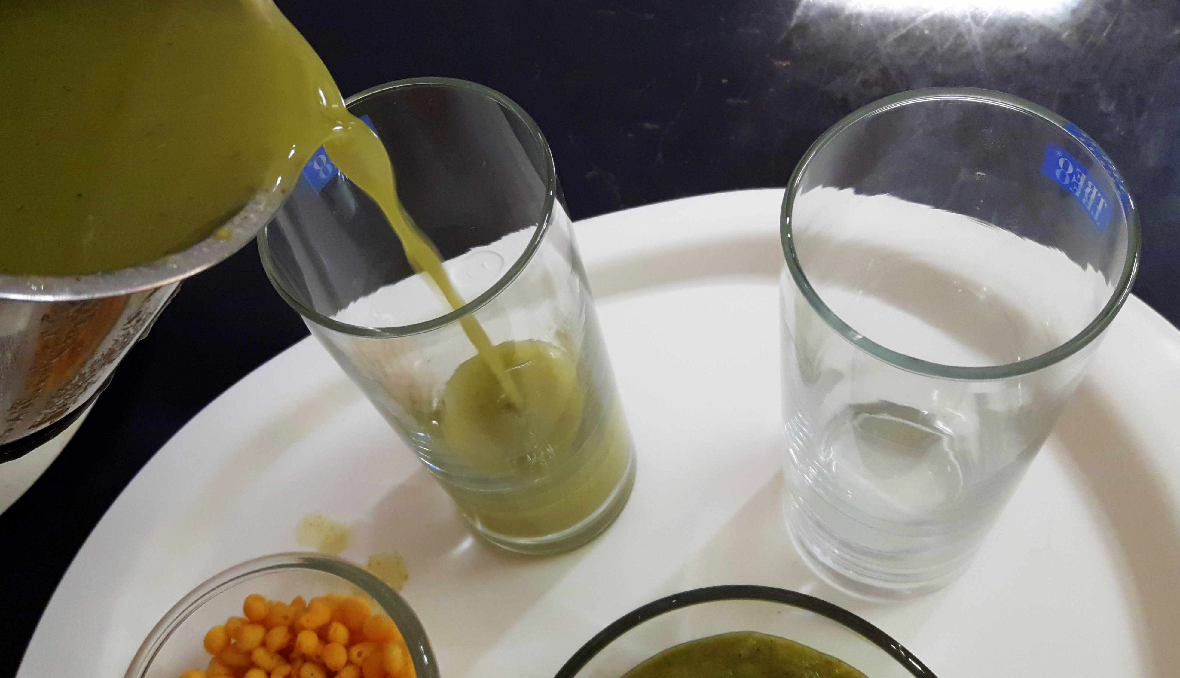 Pour into tall glasses