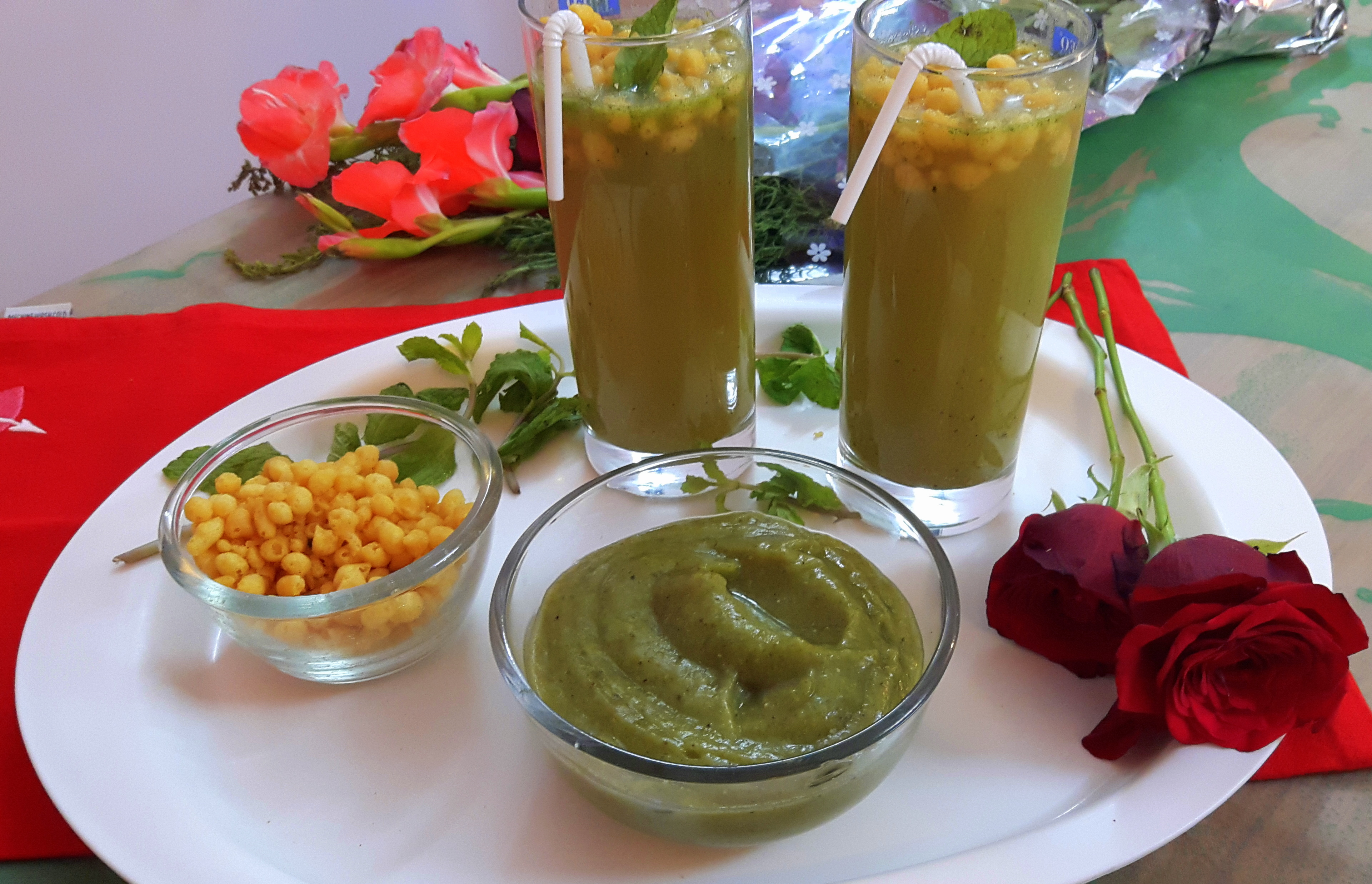 Raw mango jaljeera (kairi ka jal-jeera)