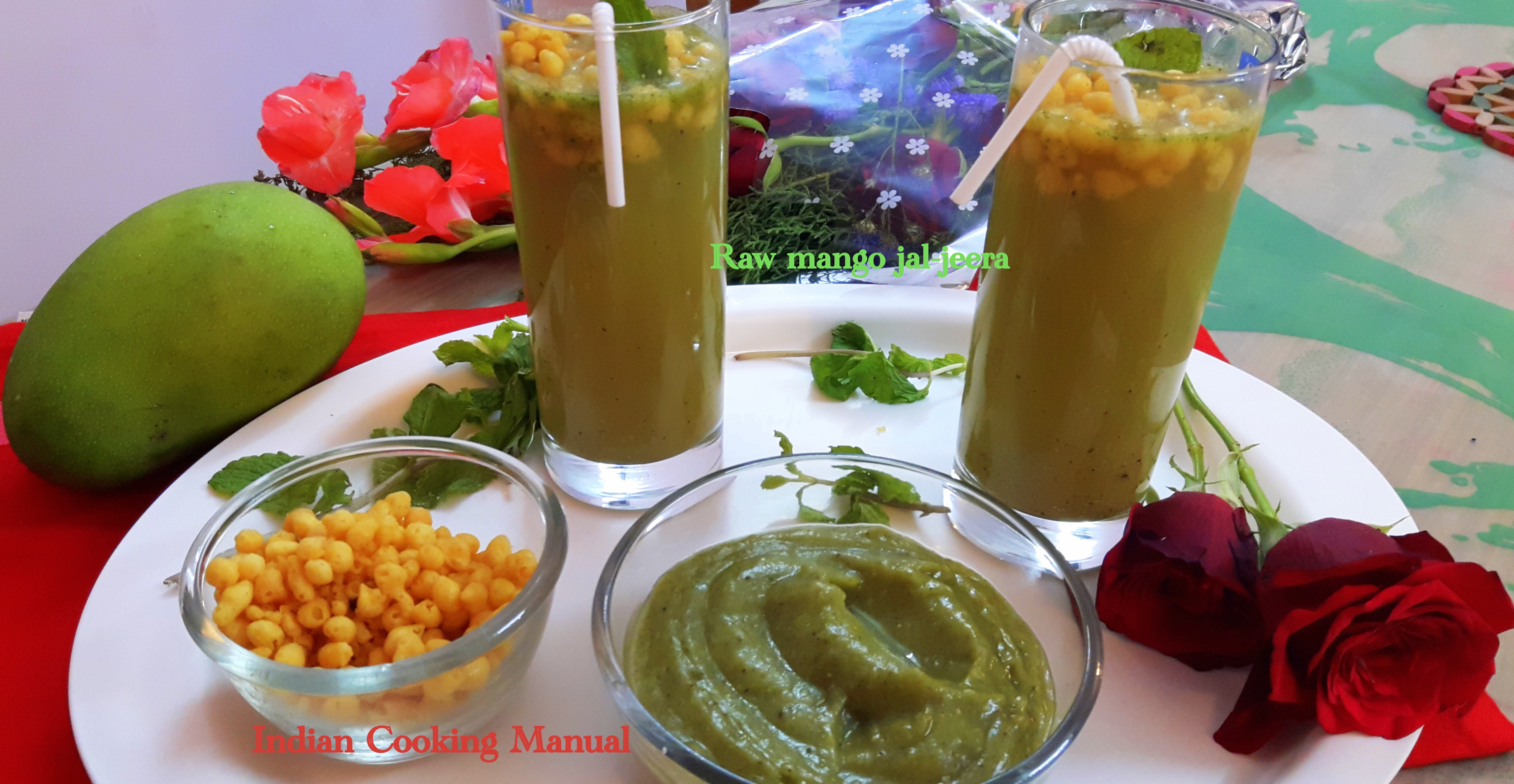 Raw mango jal-jeera (kairi ka jal-jeera)