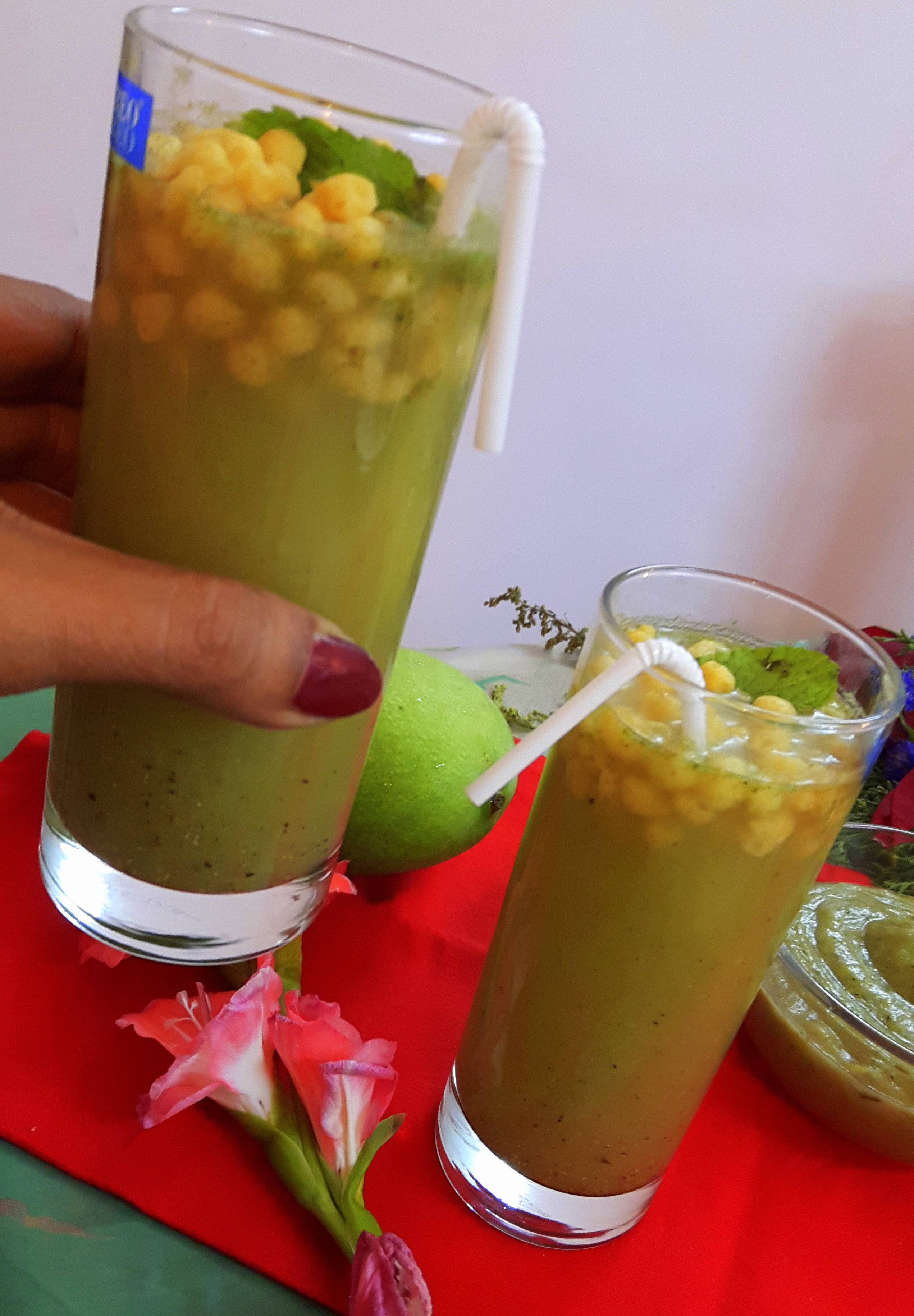 Raw mango jal-jeera (kairi ka jal-jeera)