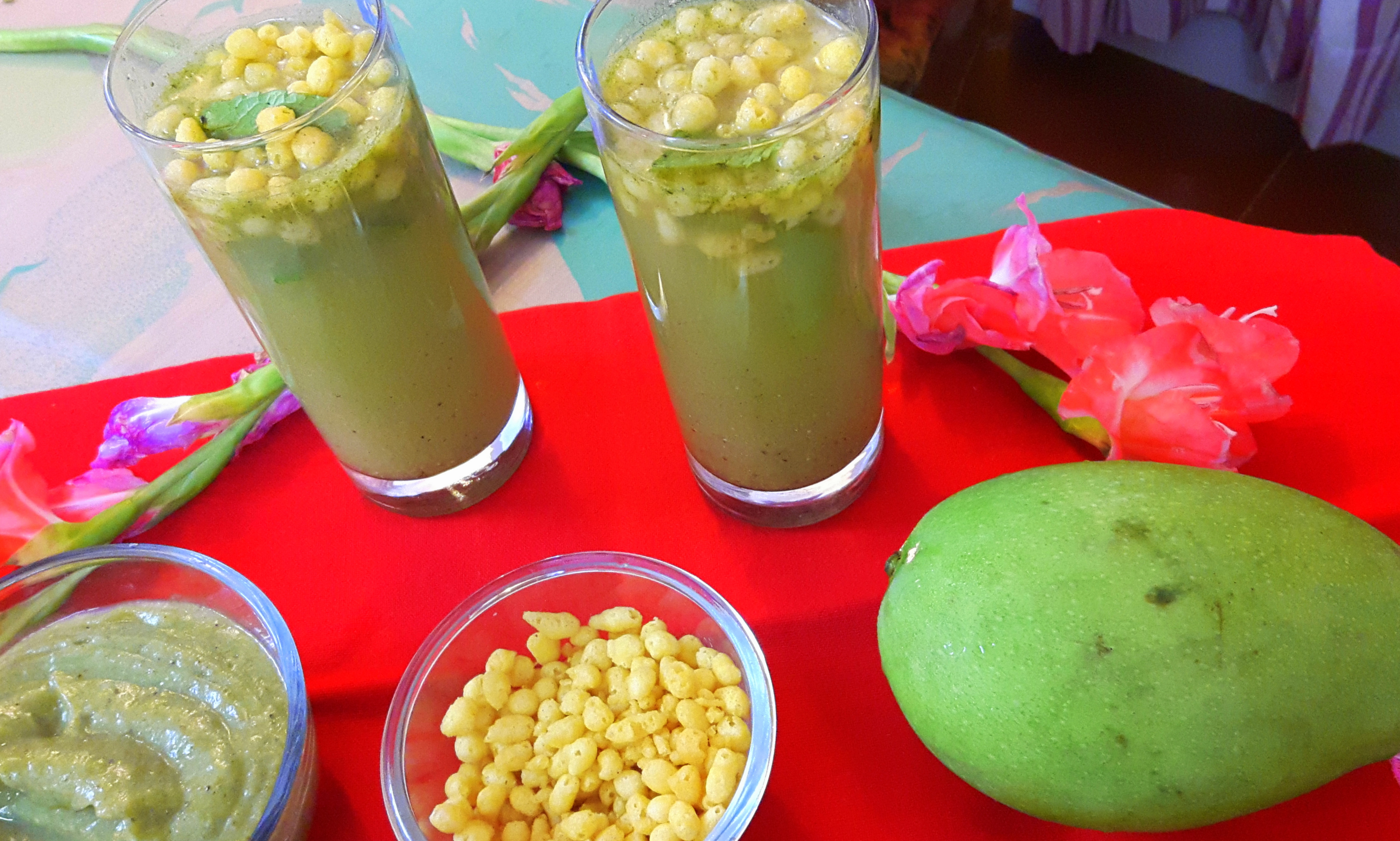 Raw mango jal-jeera (kairi ka jal-jeera)