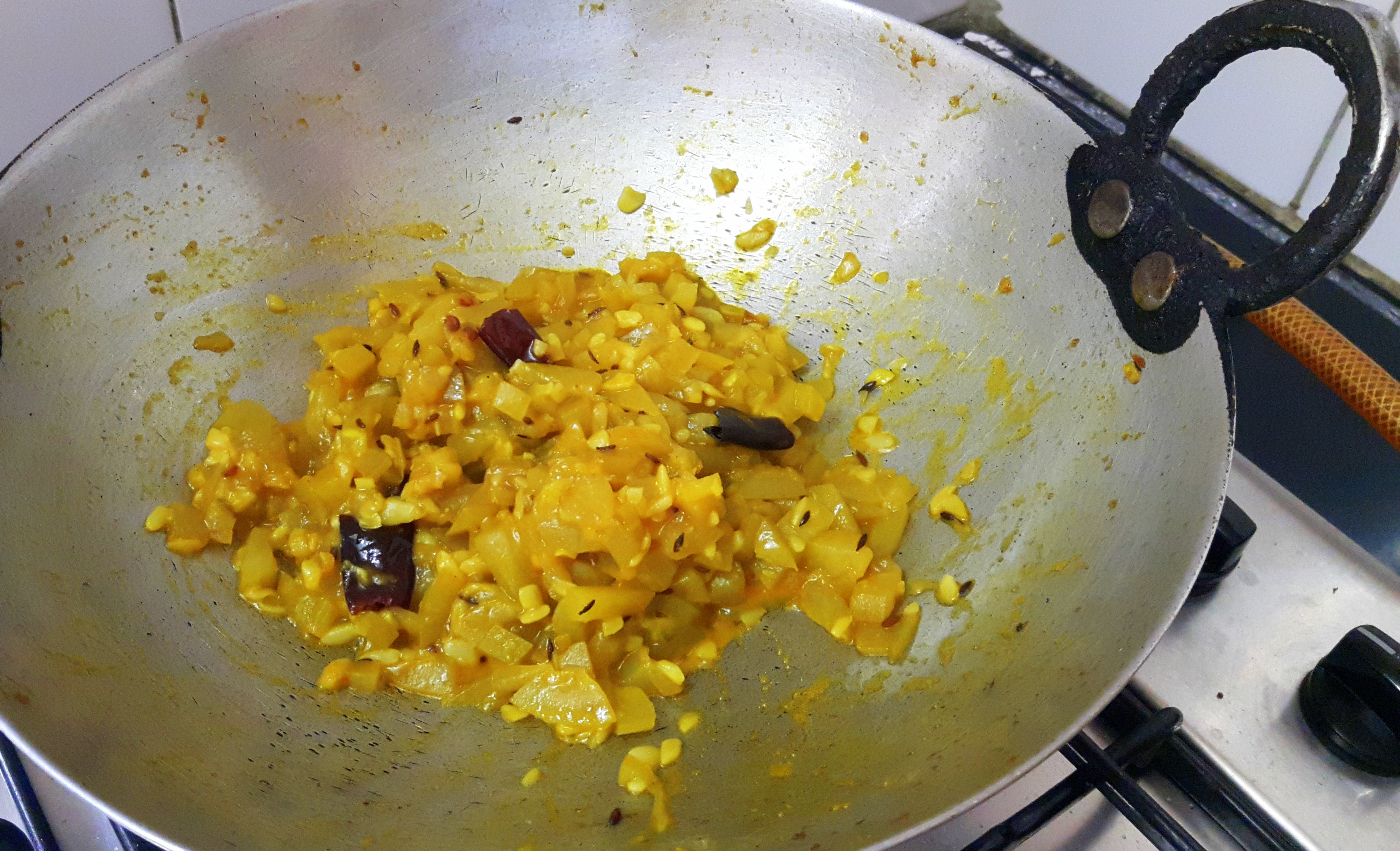 Lauki (bottle gourd) without onion and garlic