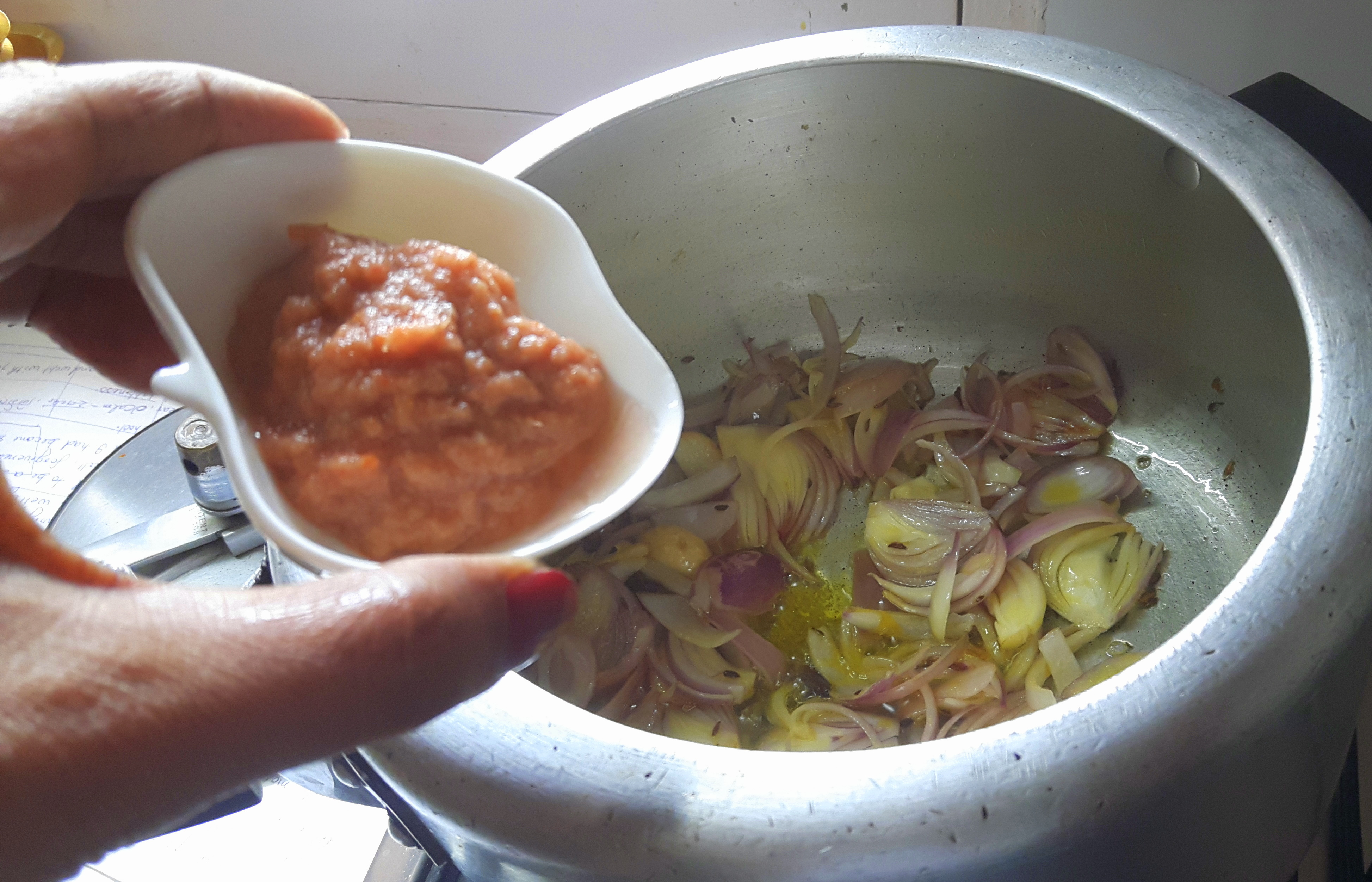 add ginger paste
