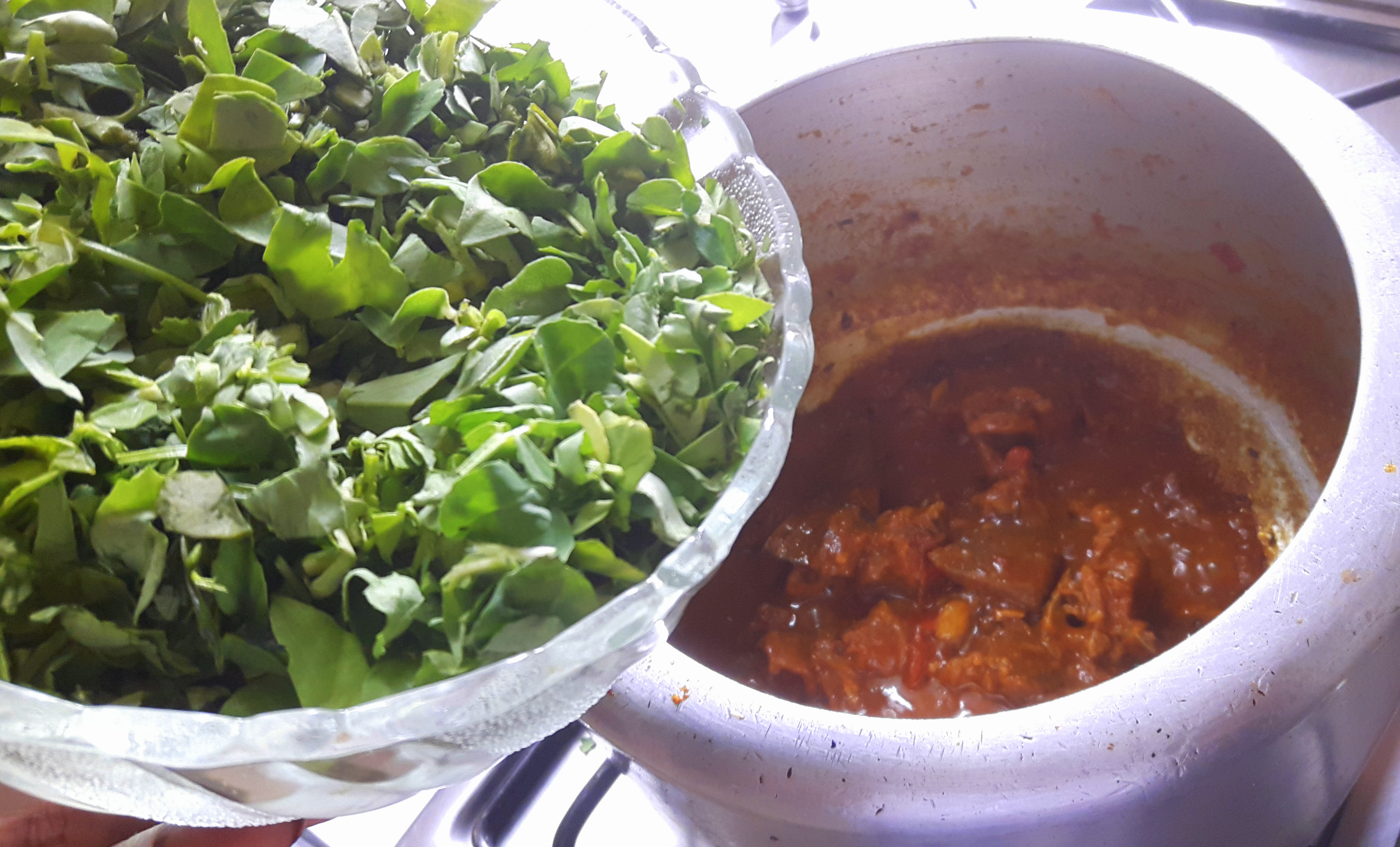add methi leaves