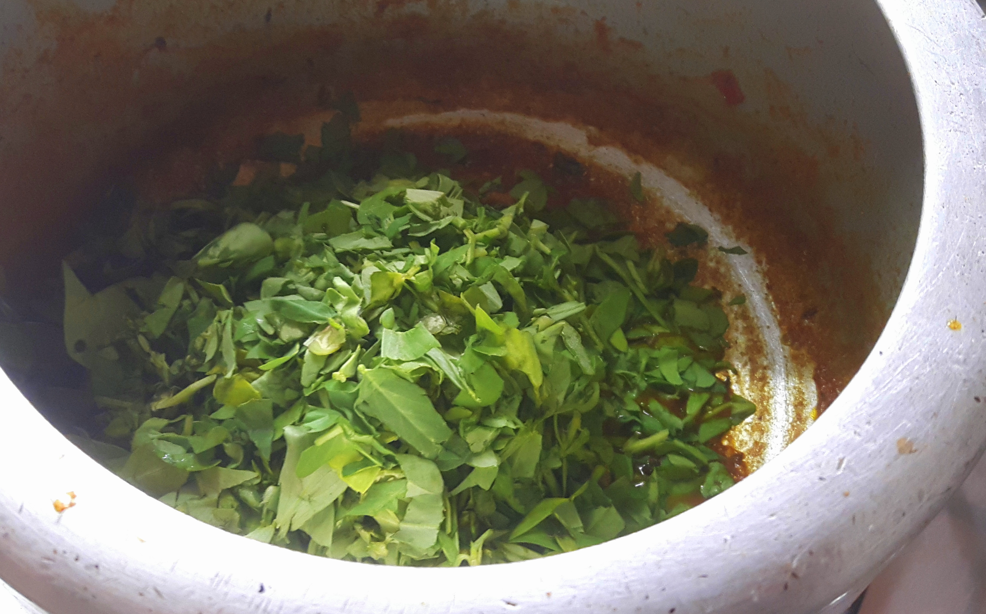 add methi leaves