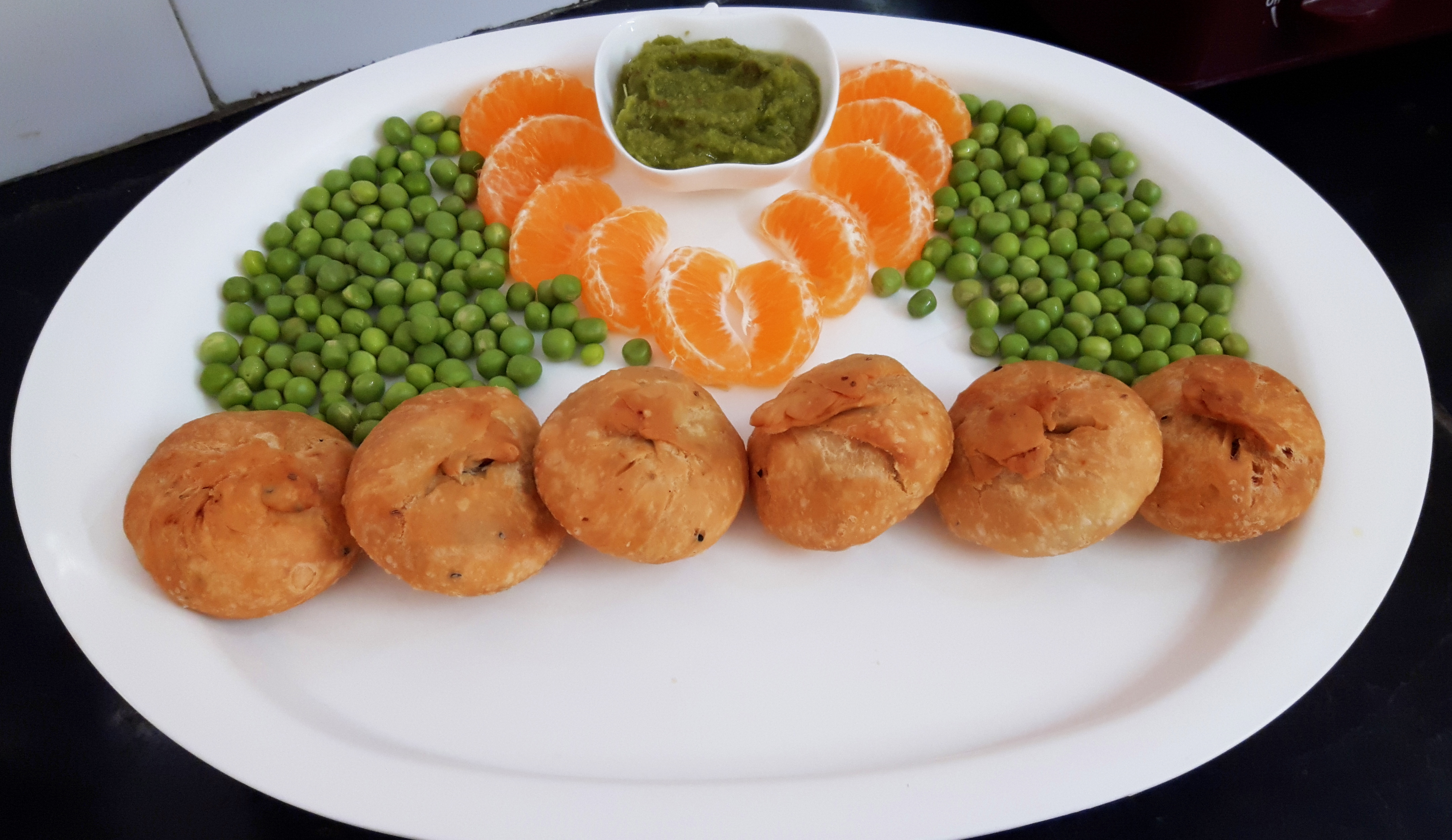 Matar ki kachori (fresh pea’s kachori)