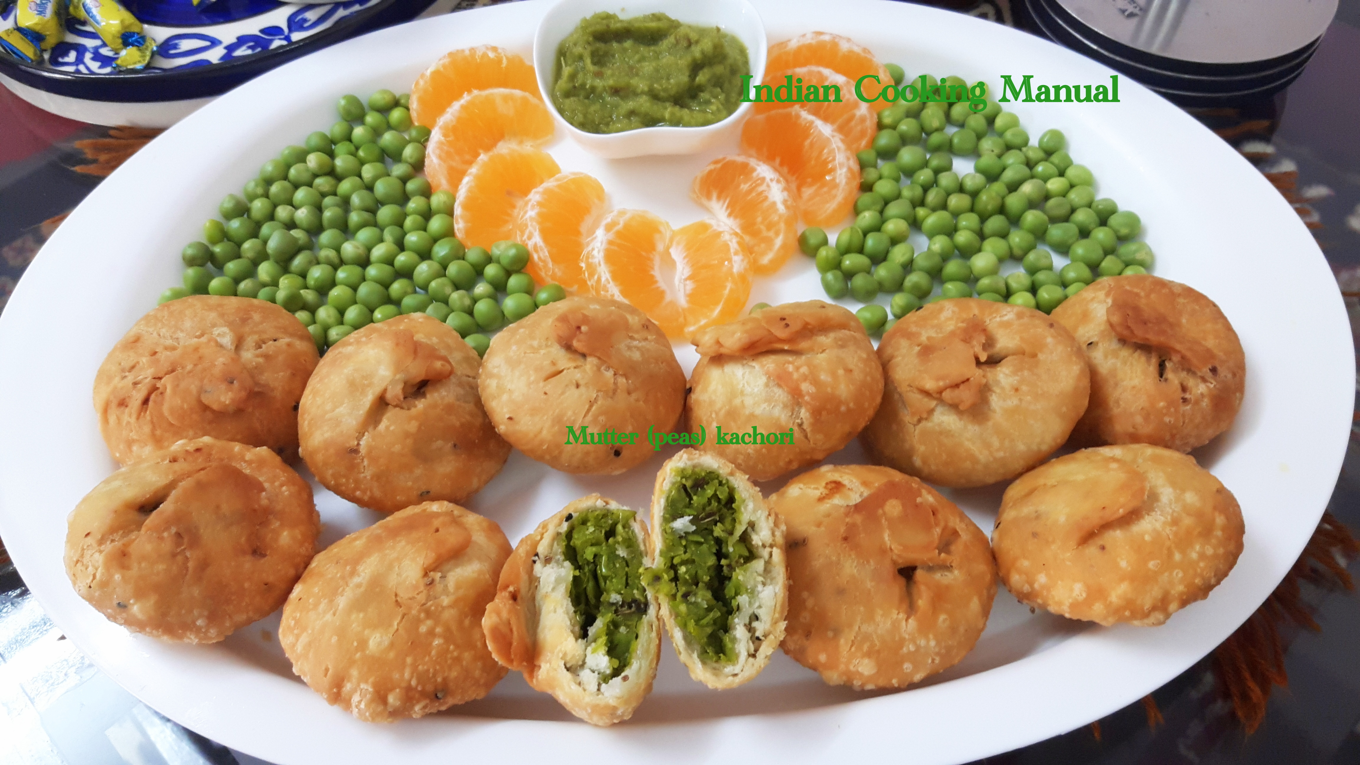 Matar ki kachori (fresh pea’s kachori)