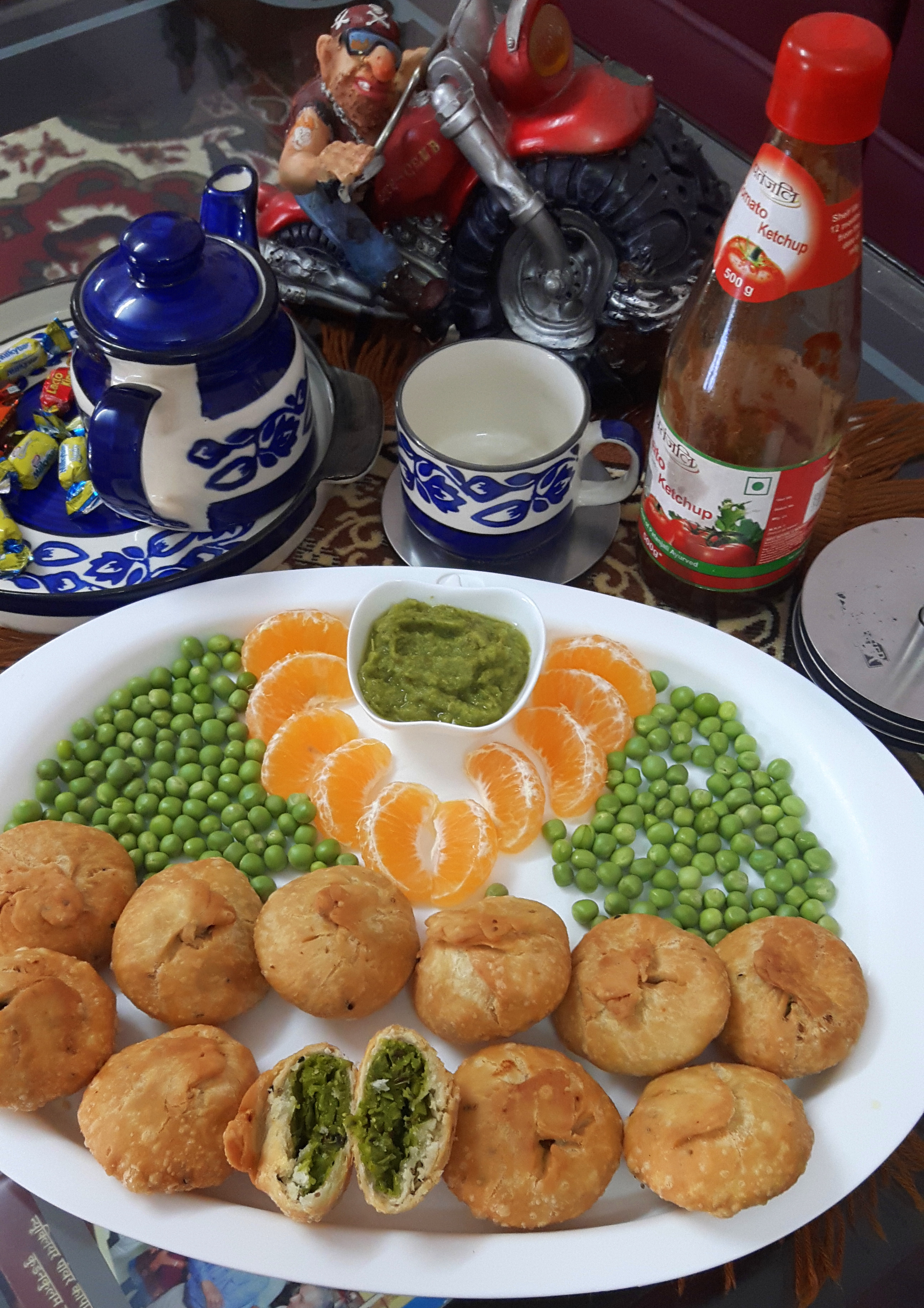 Matar ki kachori (fresh pea’s kachori)
