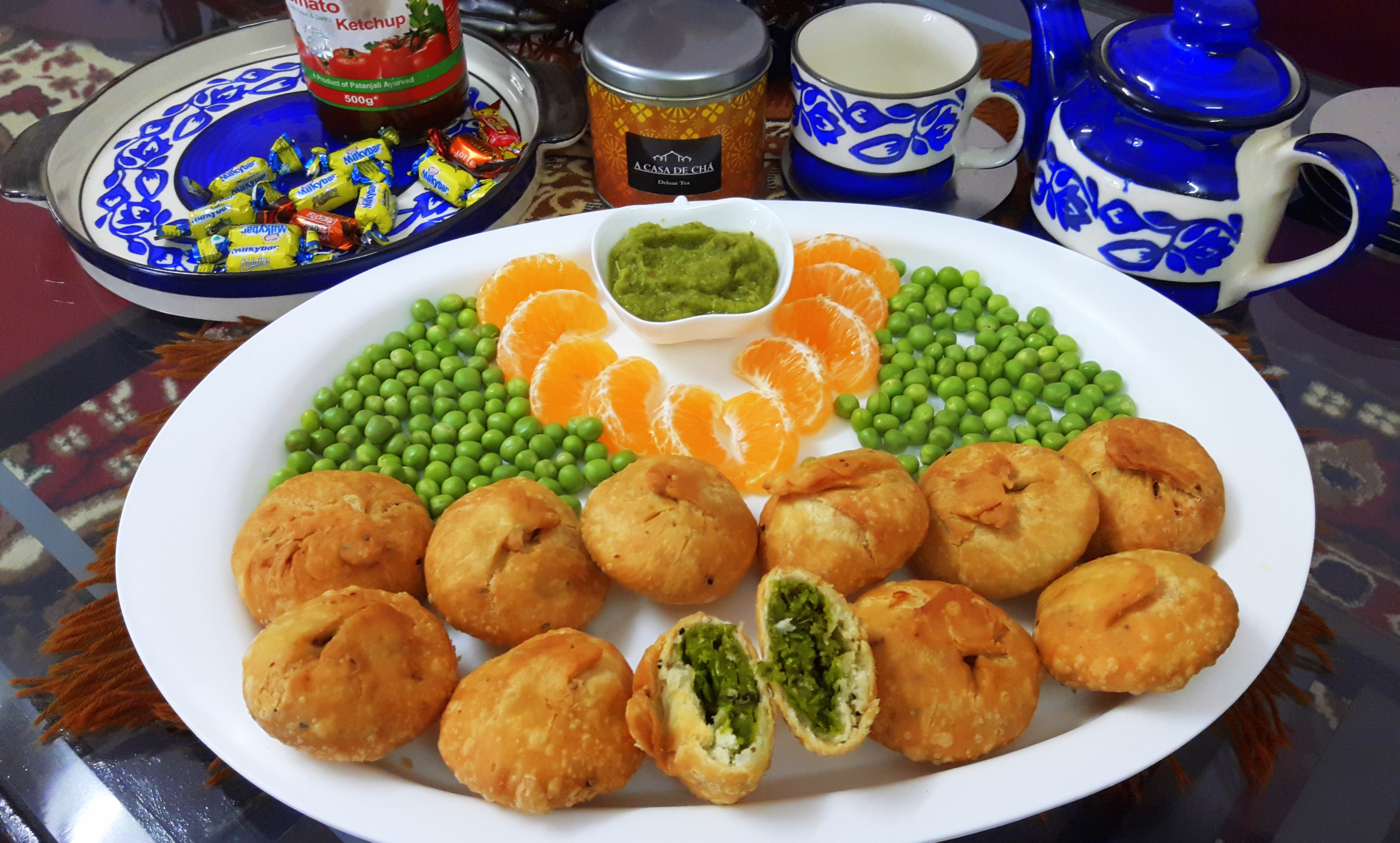 Matar ki kachori (fresh pea’s kachori)
