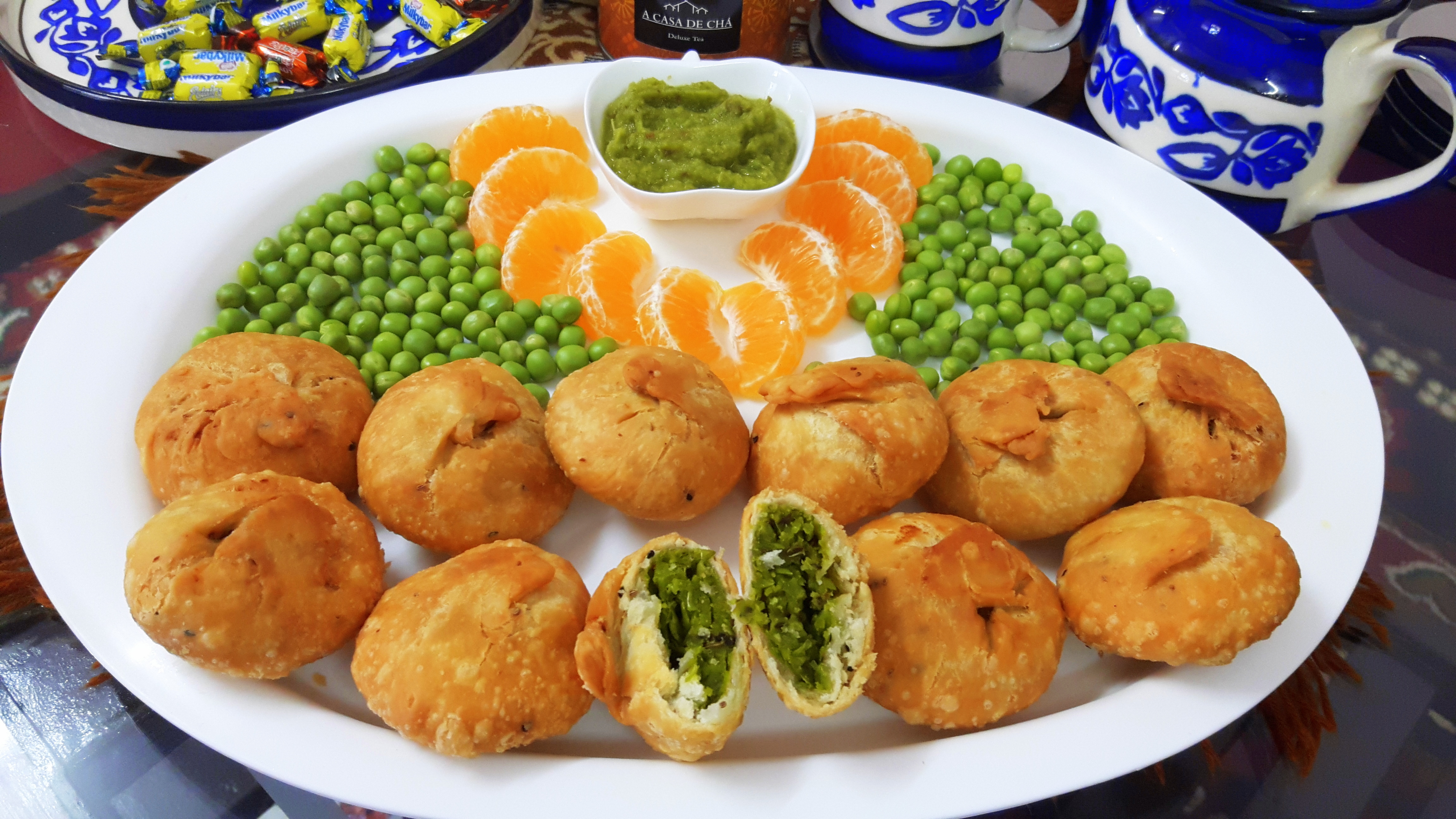 Matar ki kachori (fresh pea’s kachori)