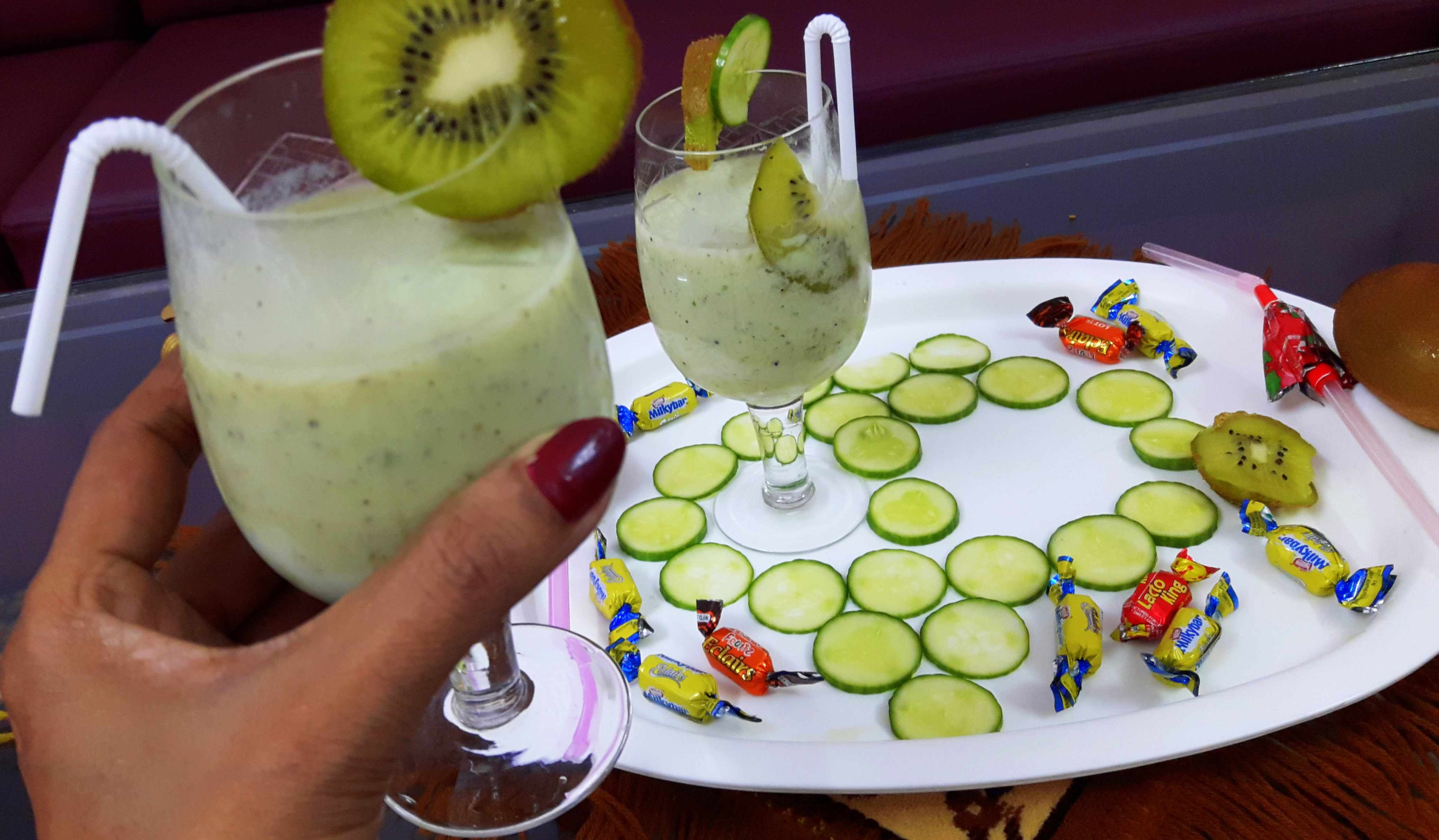 Kiwi cucumber shake
