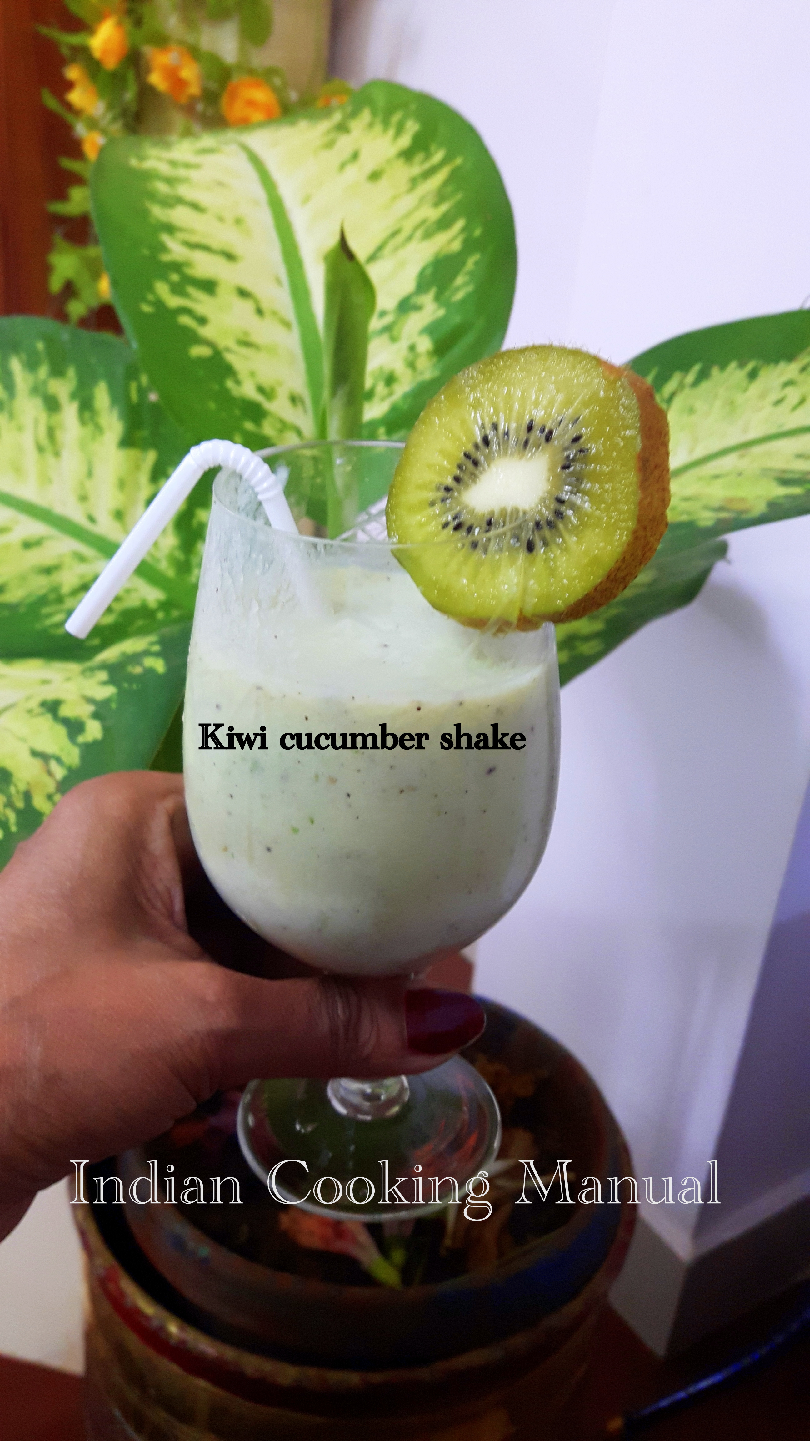Kiwi cucumber shake