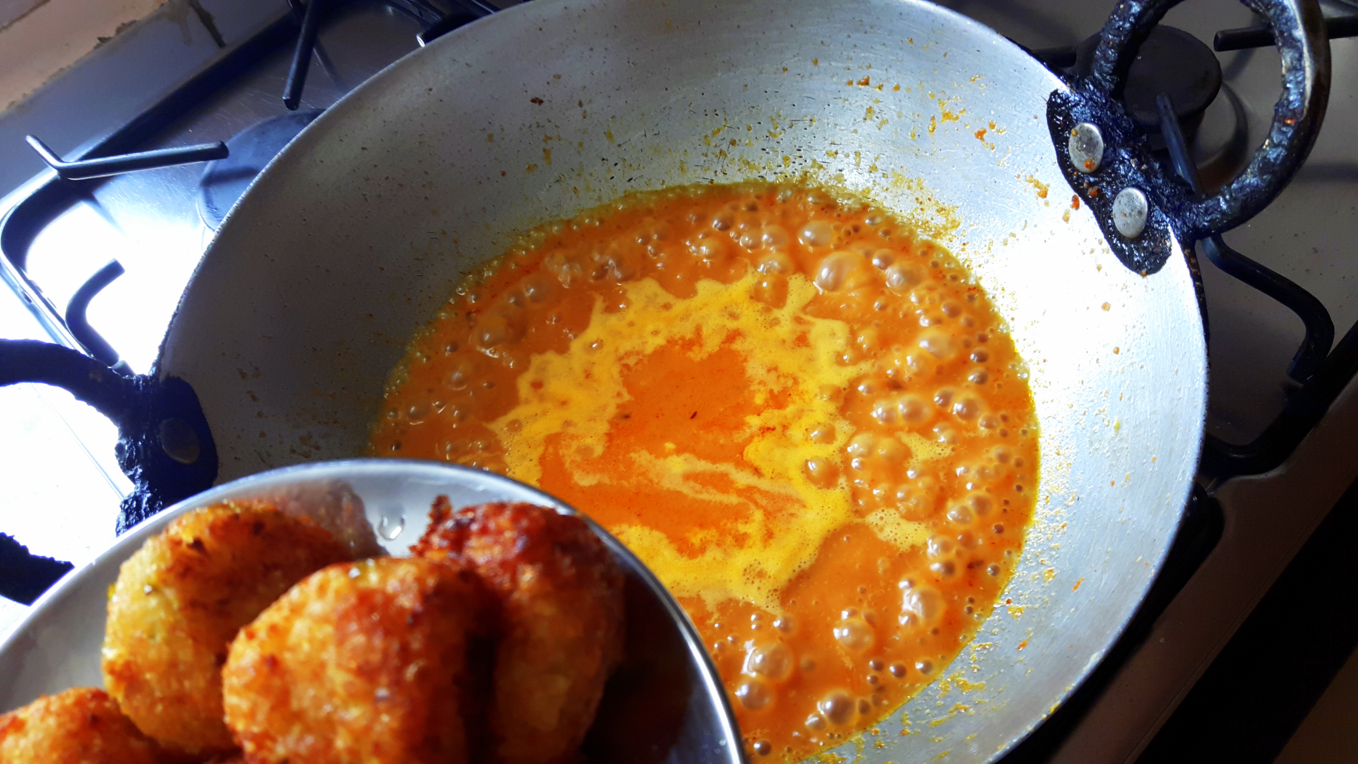 add fried kofta