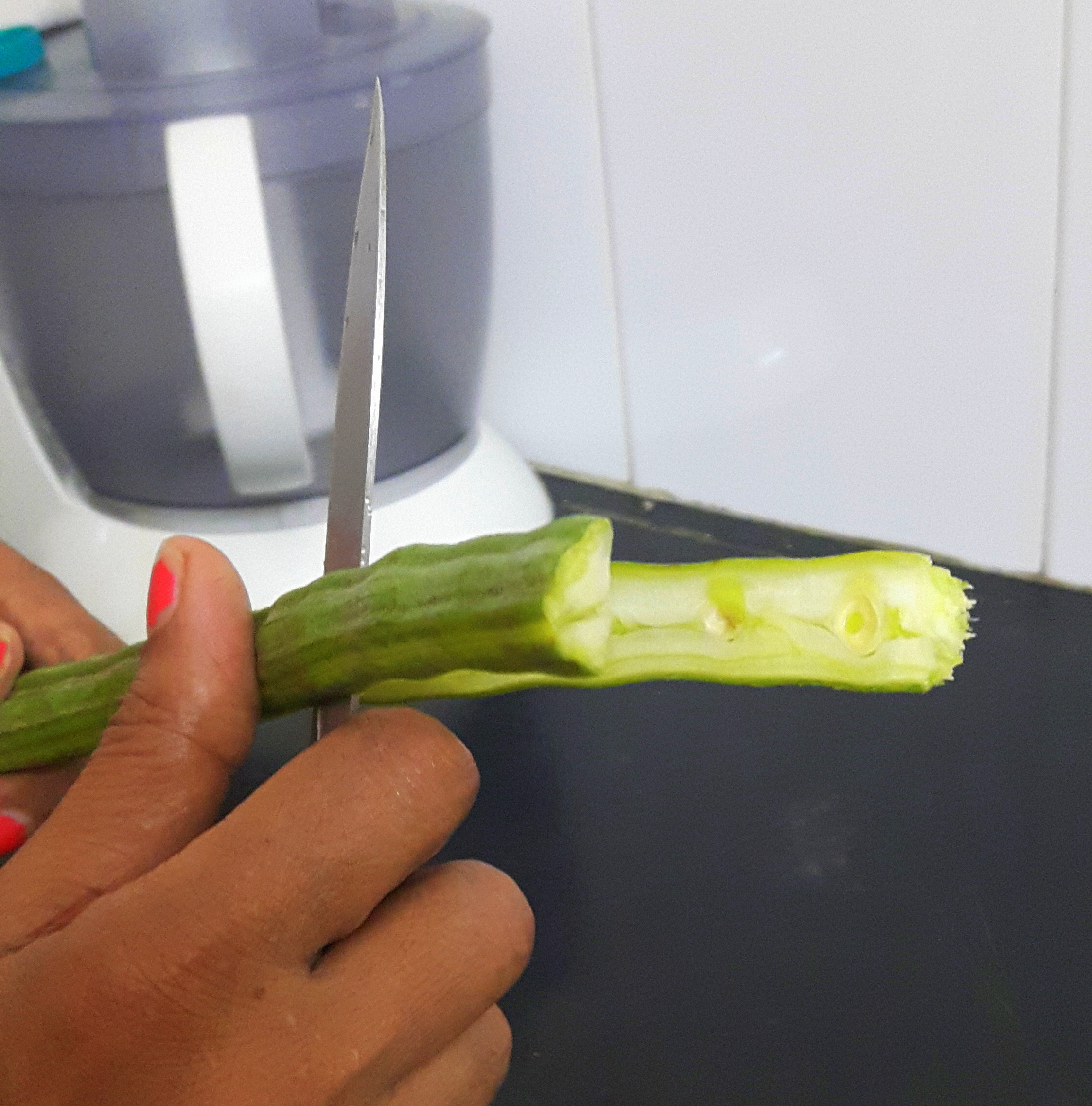 cut into centre