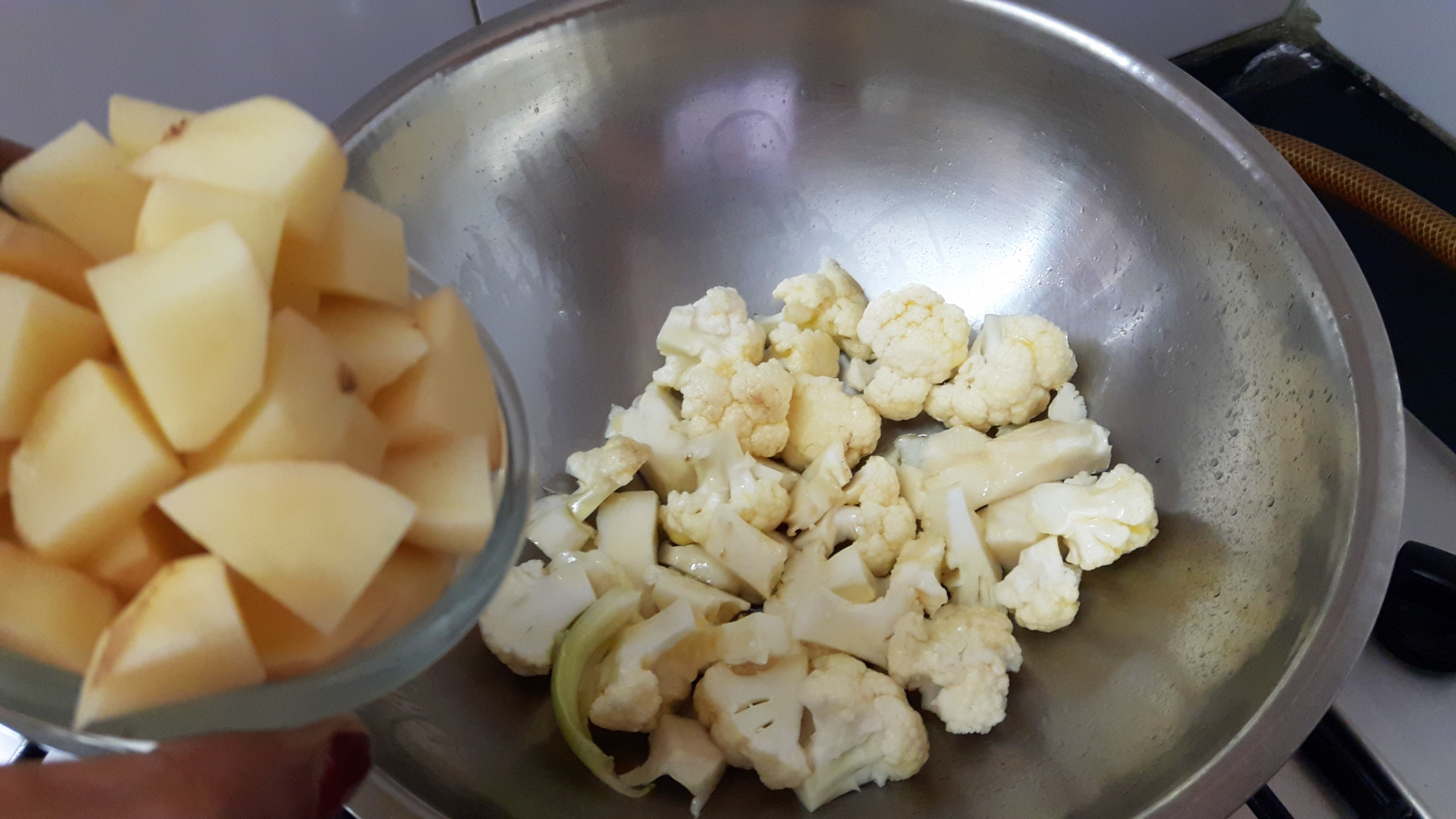 add chopped potatoes