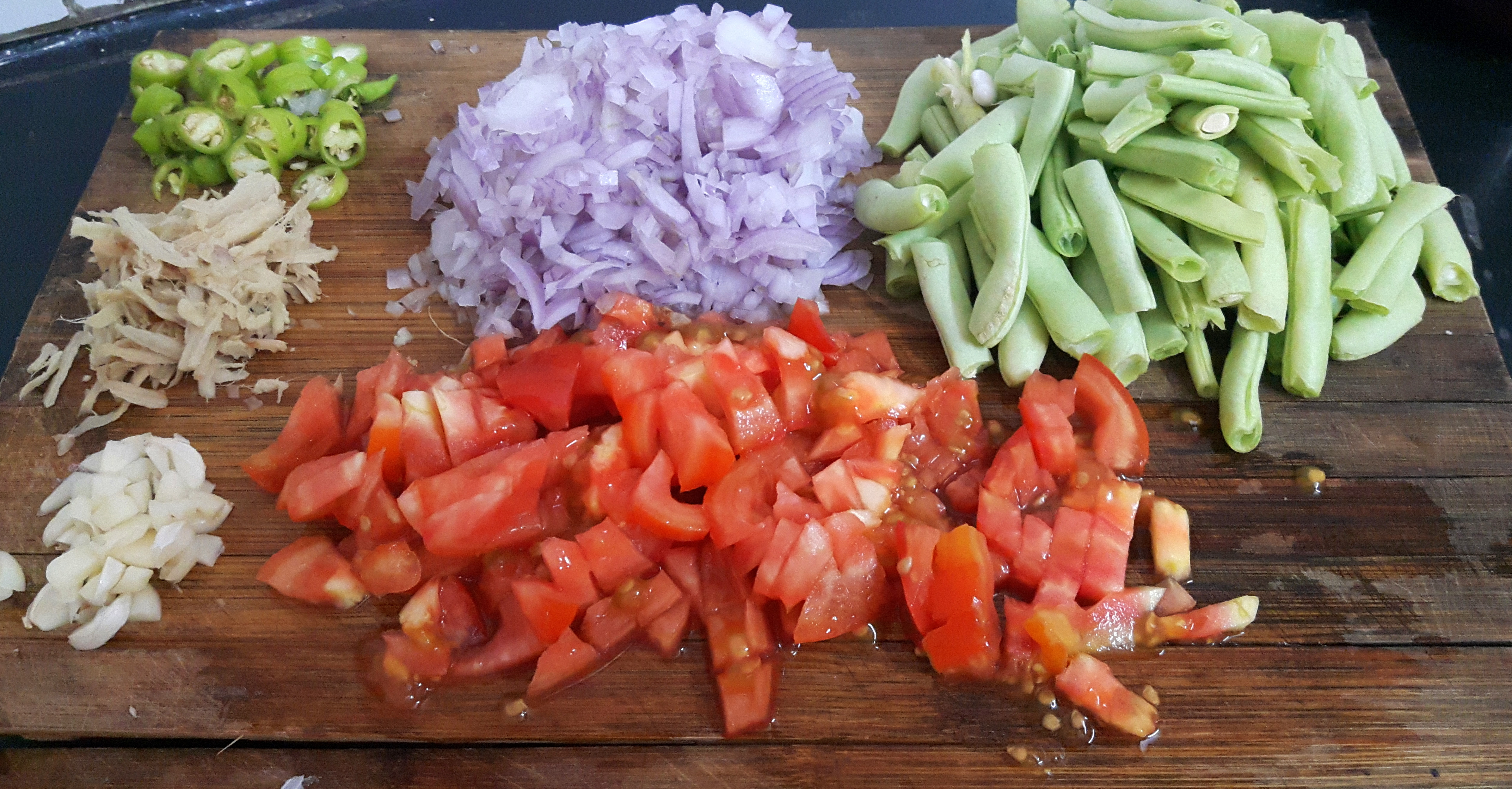 chopped Ingredients