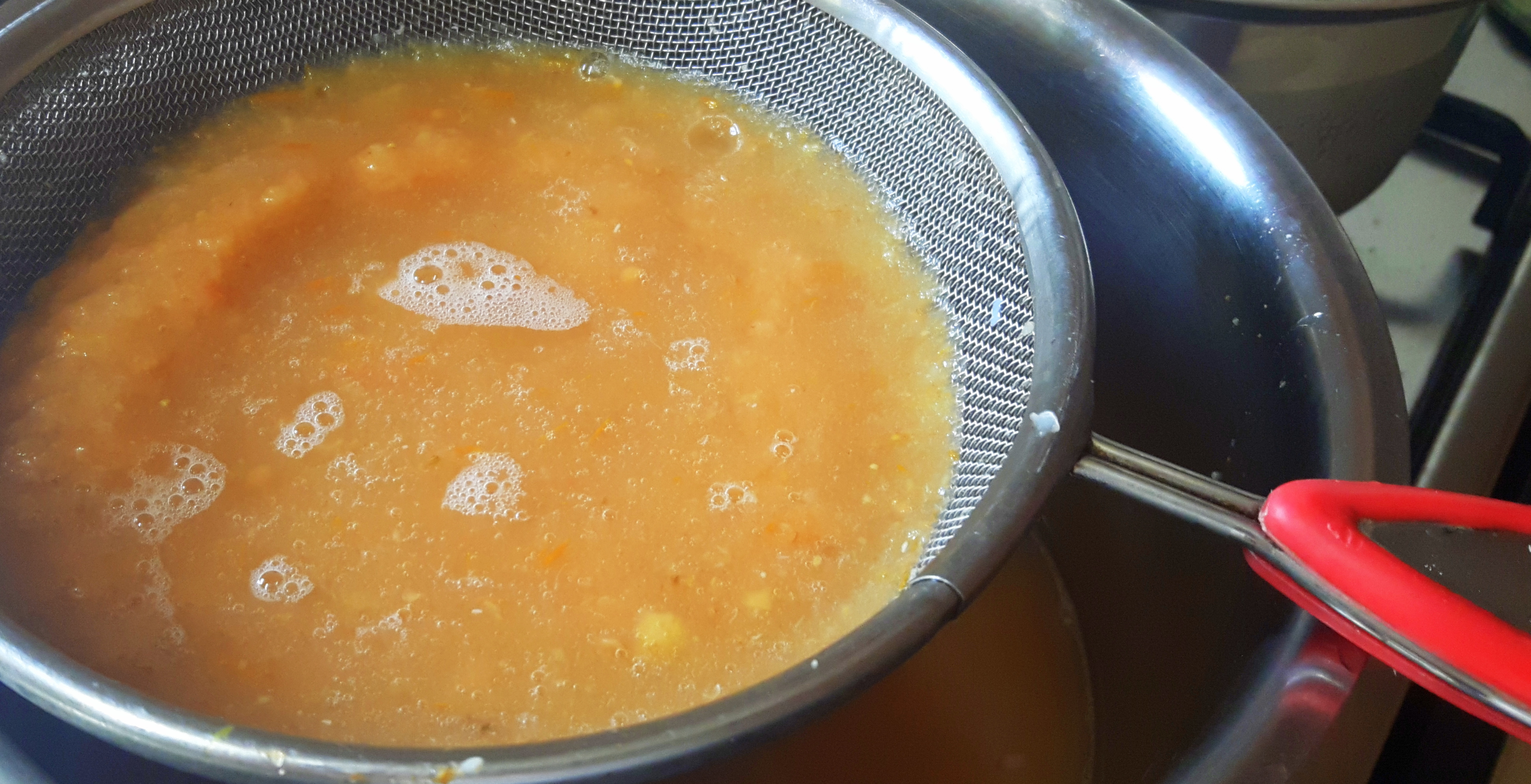 pass this through soup sieve