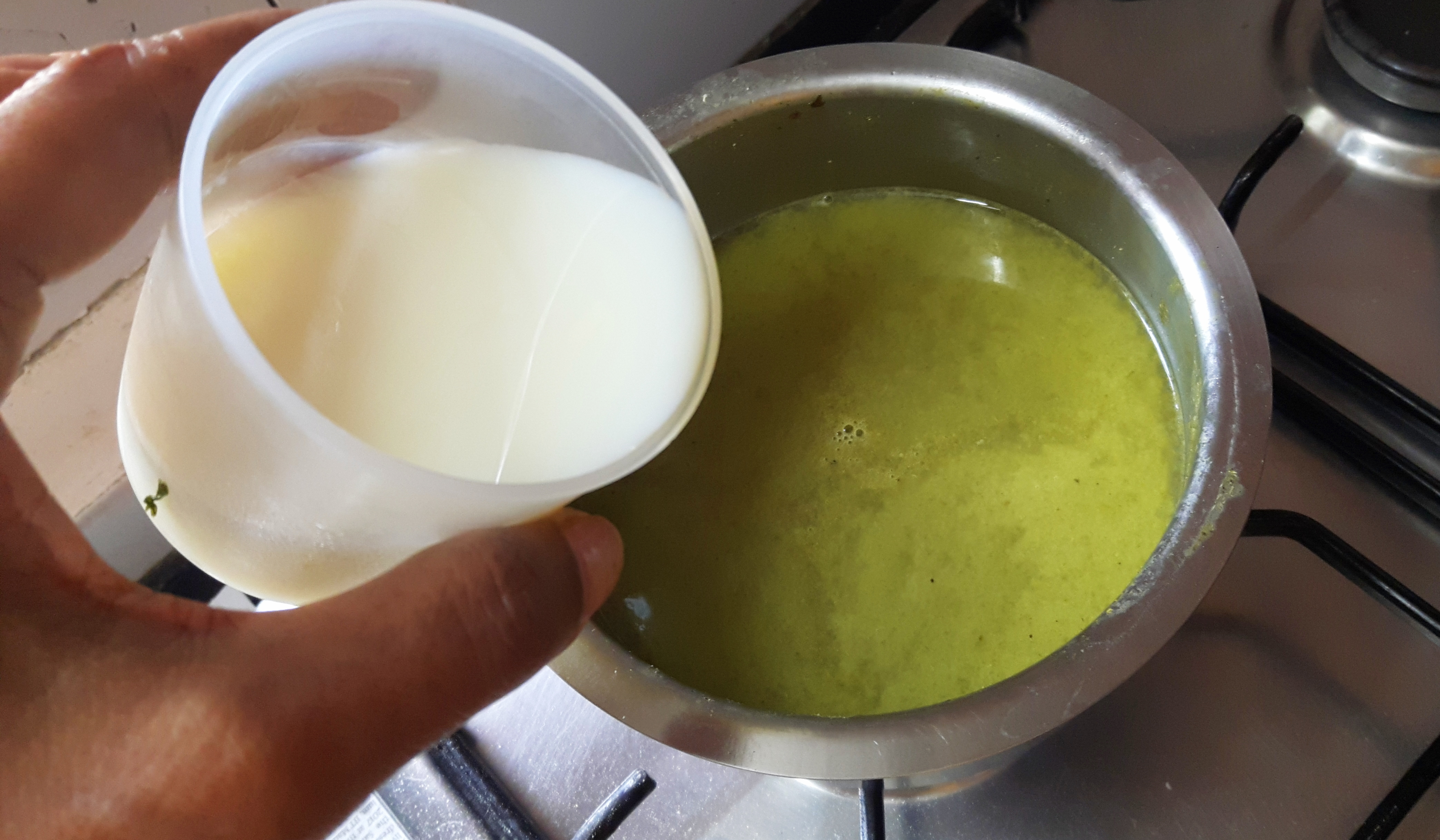 add milk