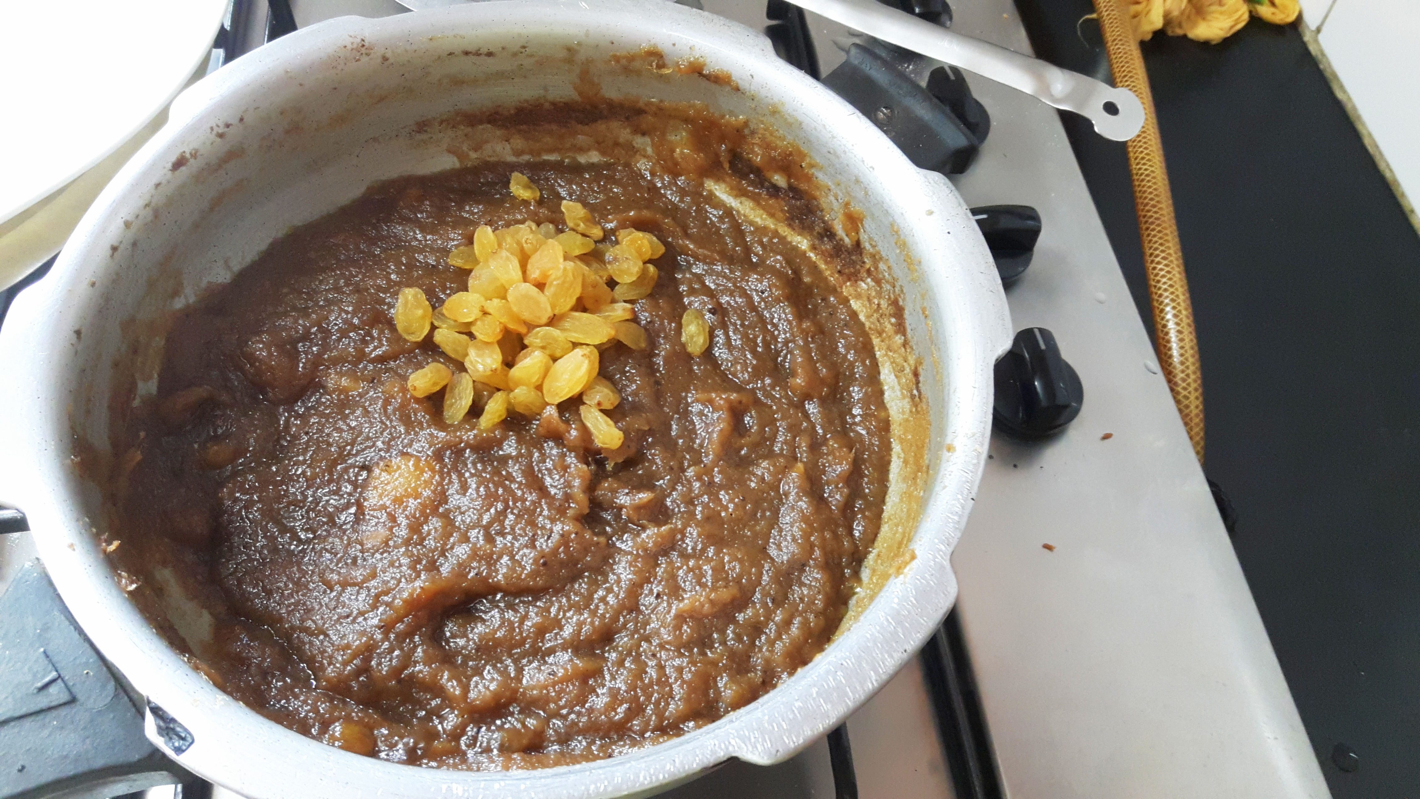 Add dry grapes