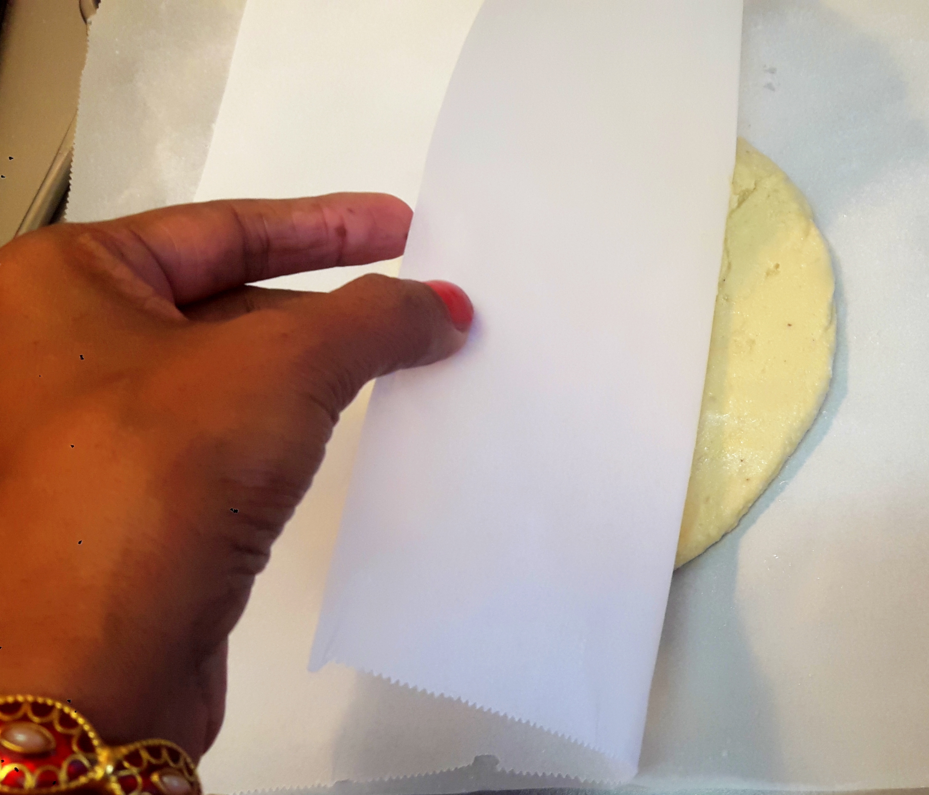 Put another butter paper