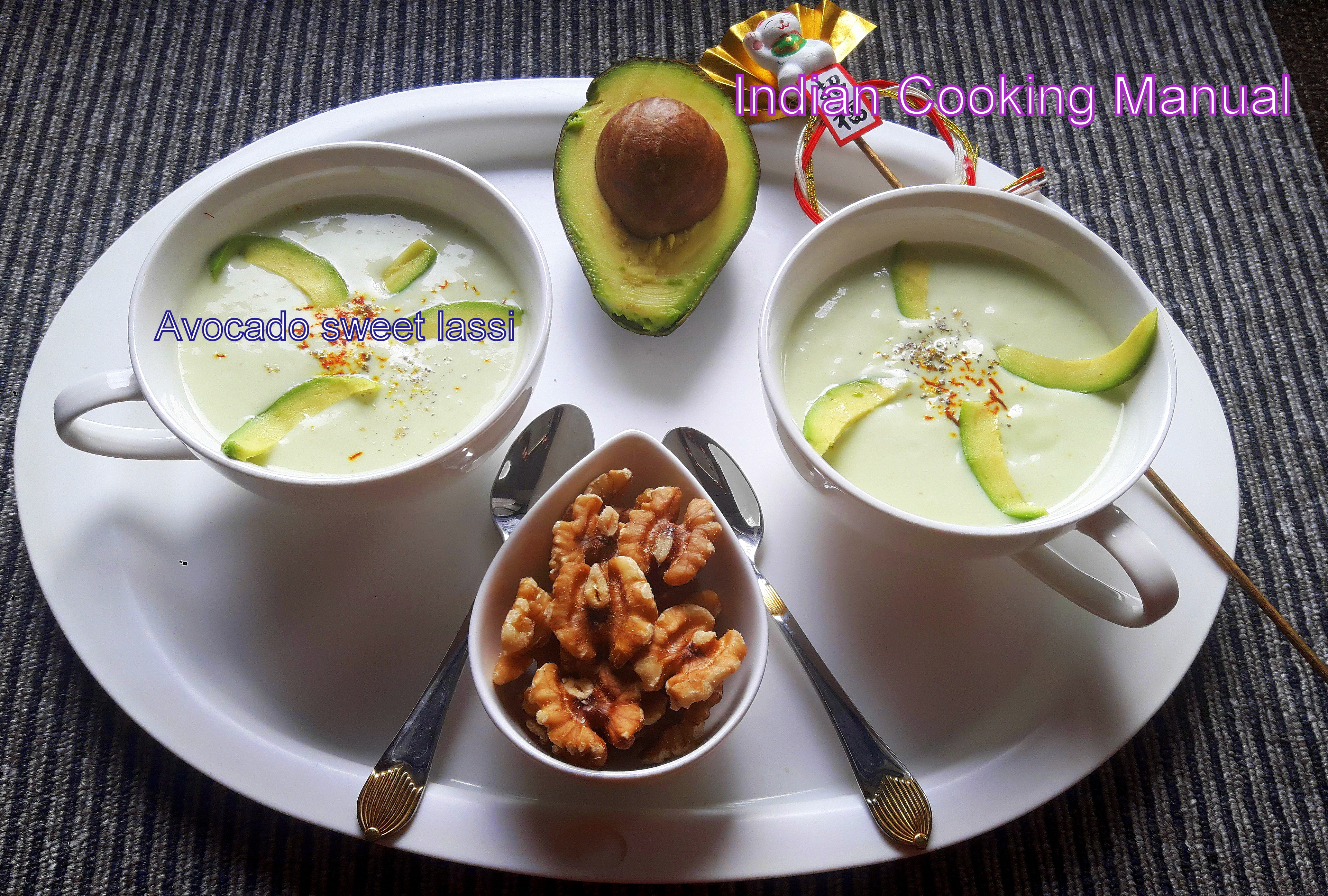 Avocado sweet lassi