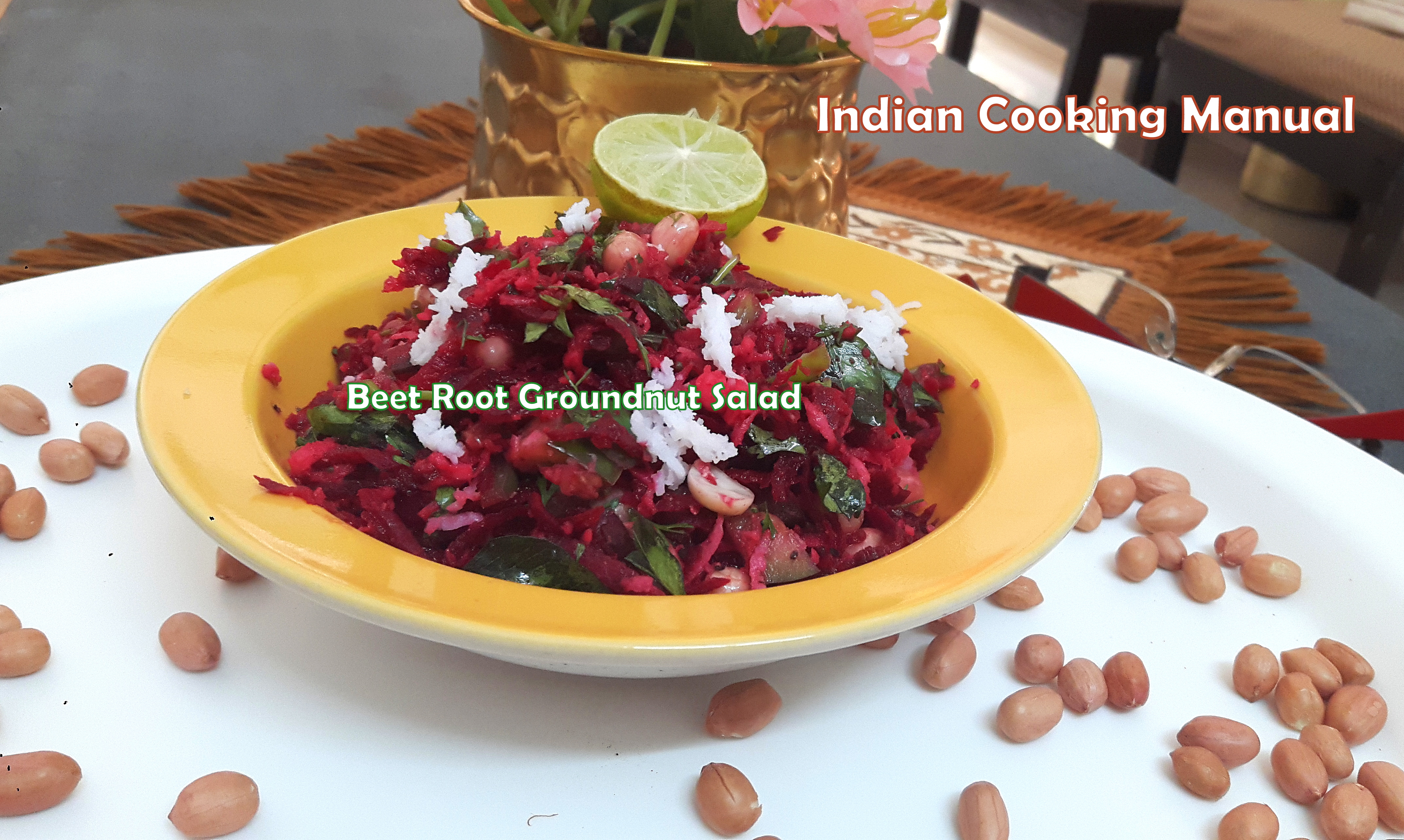 Beet Root Groundnut Salad