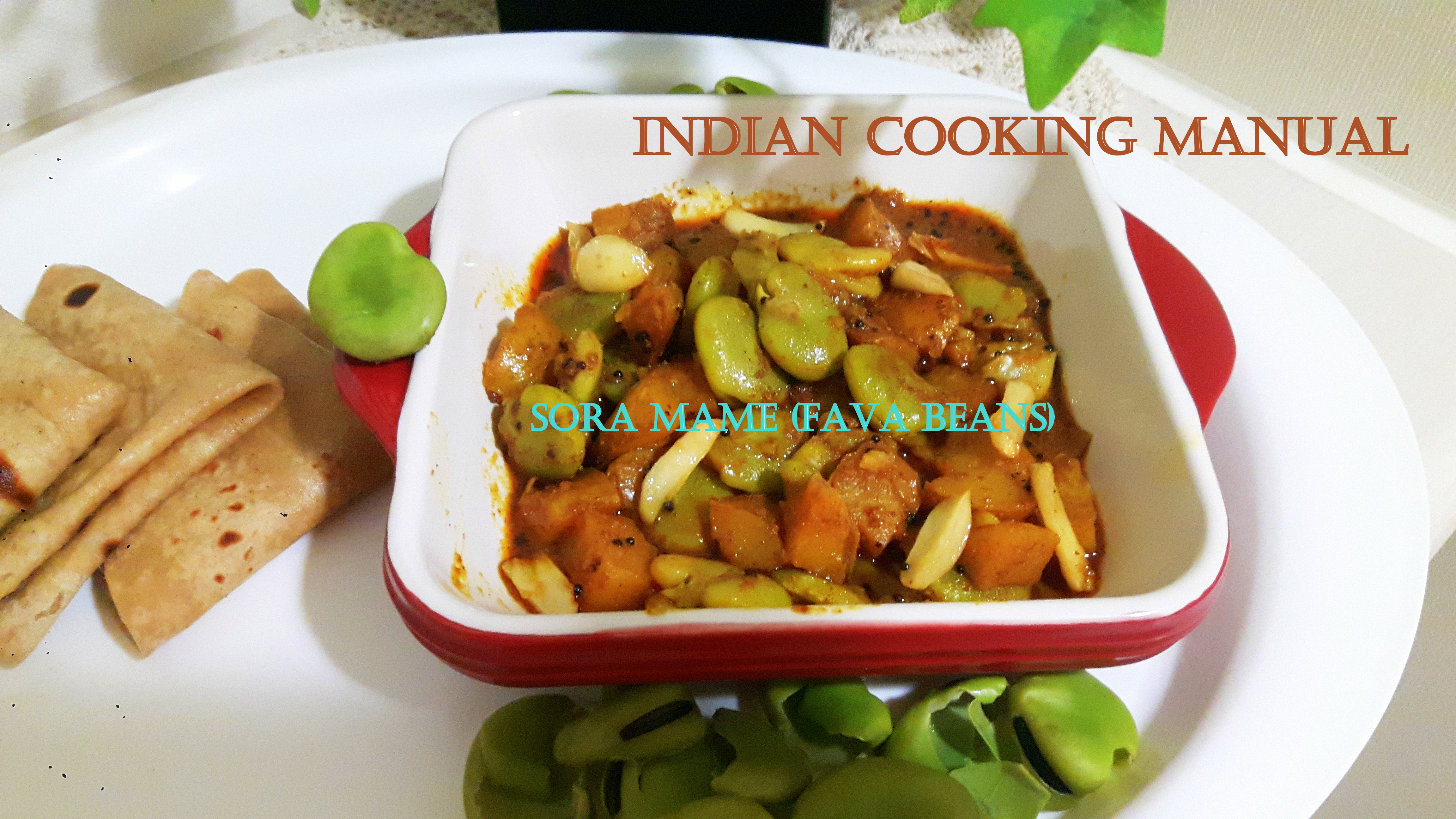 Sora Mame (Fava Beans)sabji