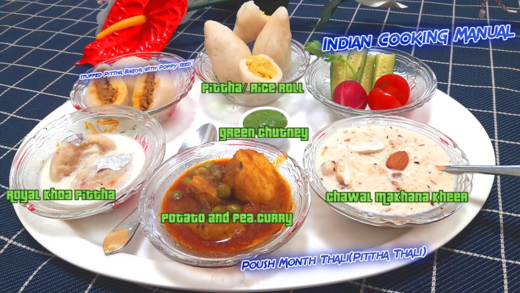 Pausha/Poush Month Pittha Thali